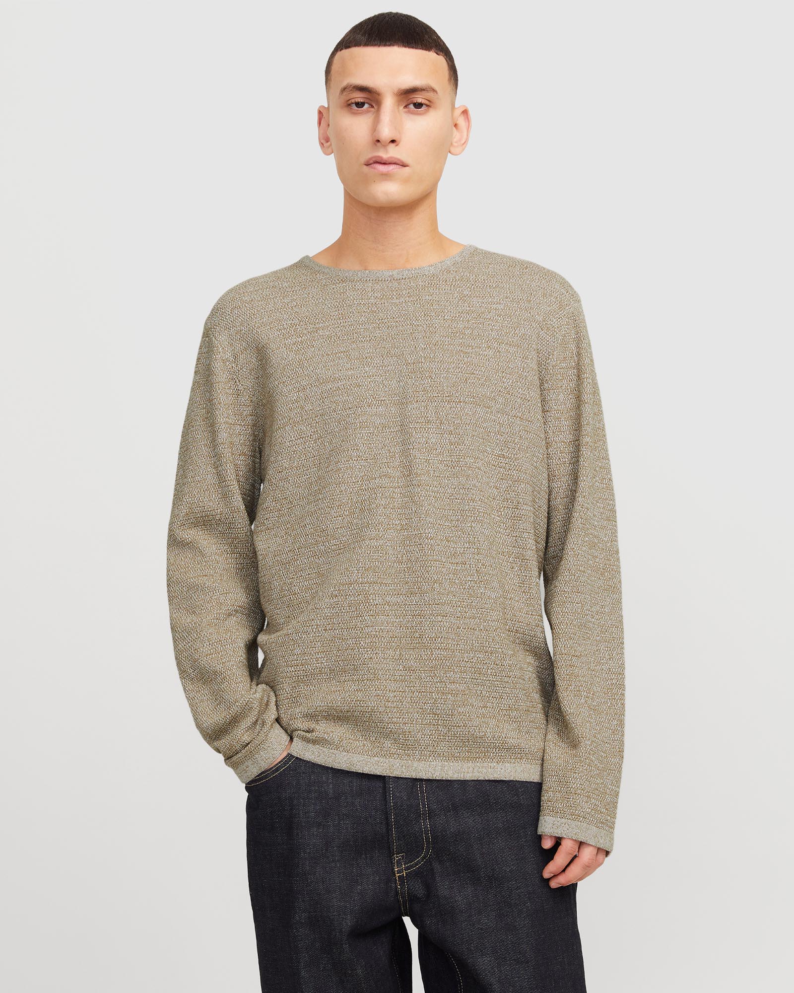 George Crew Neck Relaxed Knit Pullover