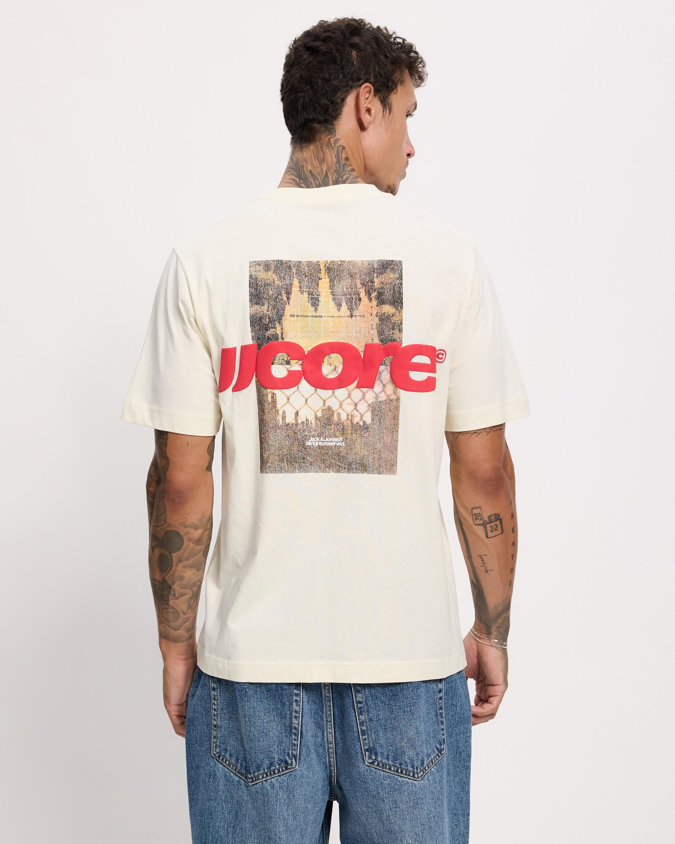 Club Photo Print SS Crew Neck Tee