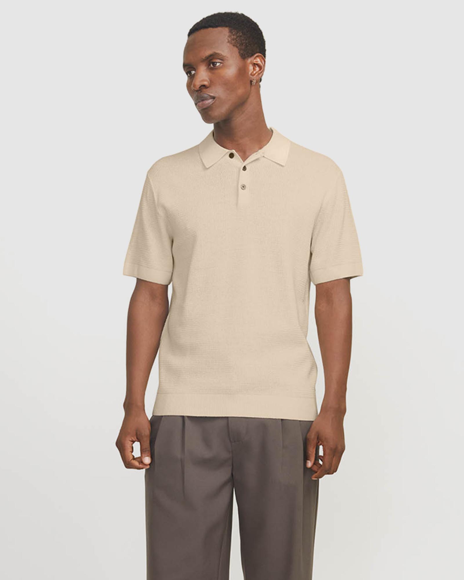 Cooper Short Sleeve Knit Polo