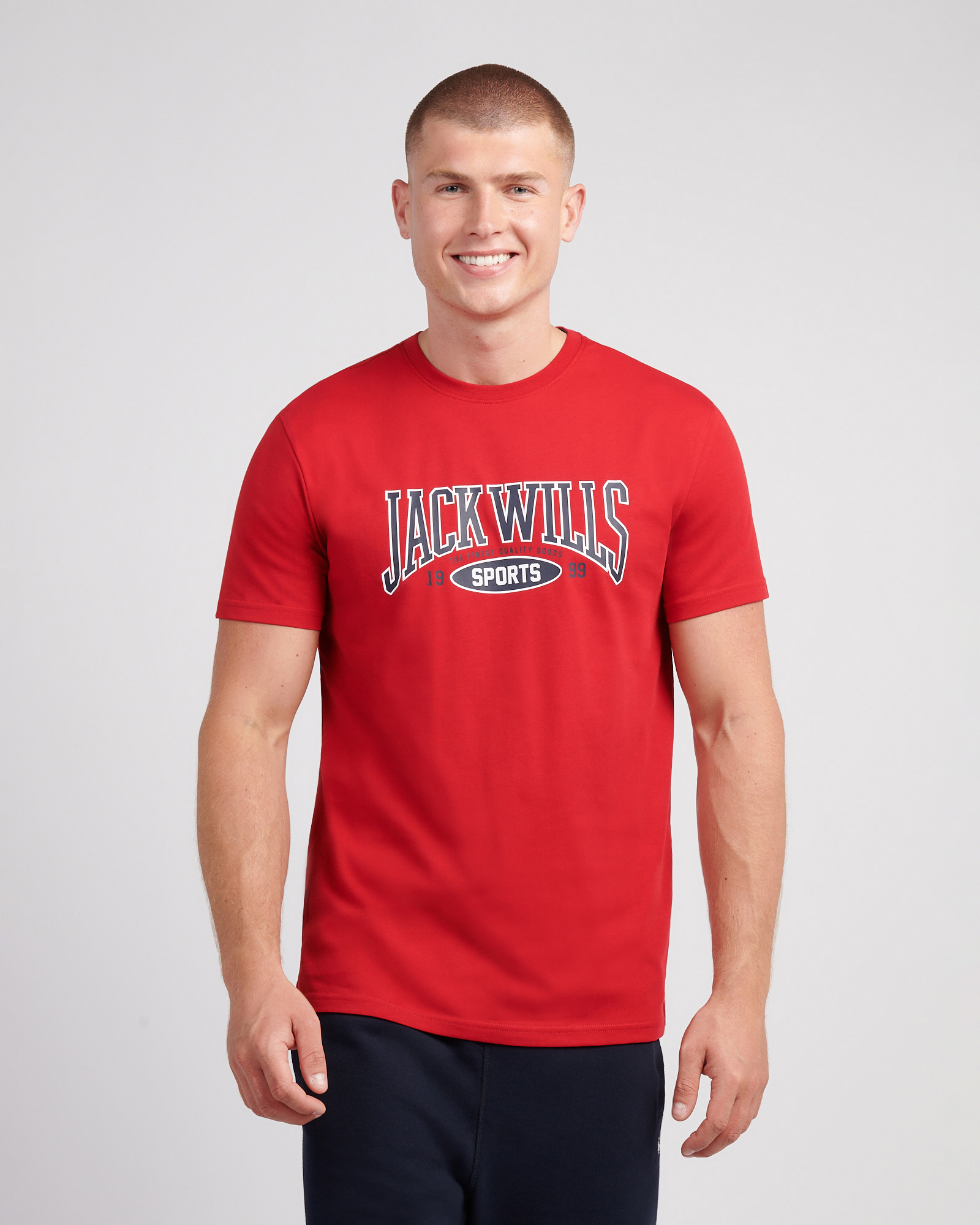 Slant Stacked Graphic T-Shirt