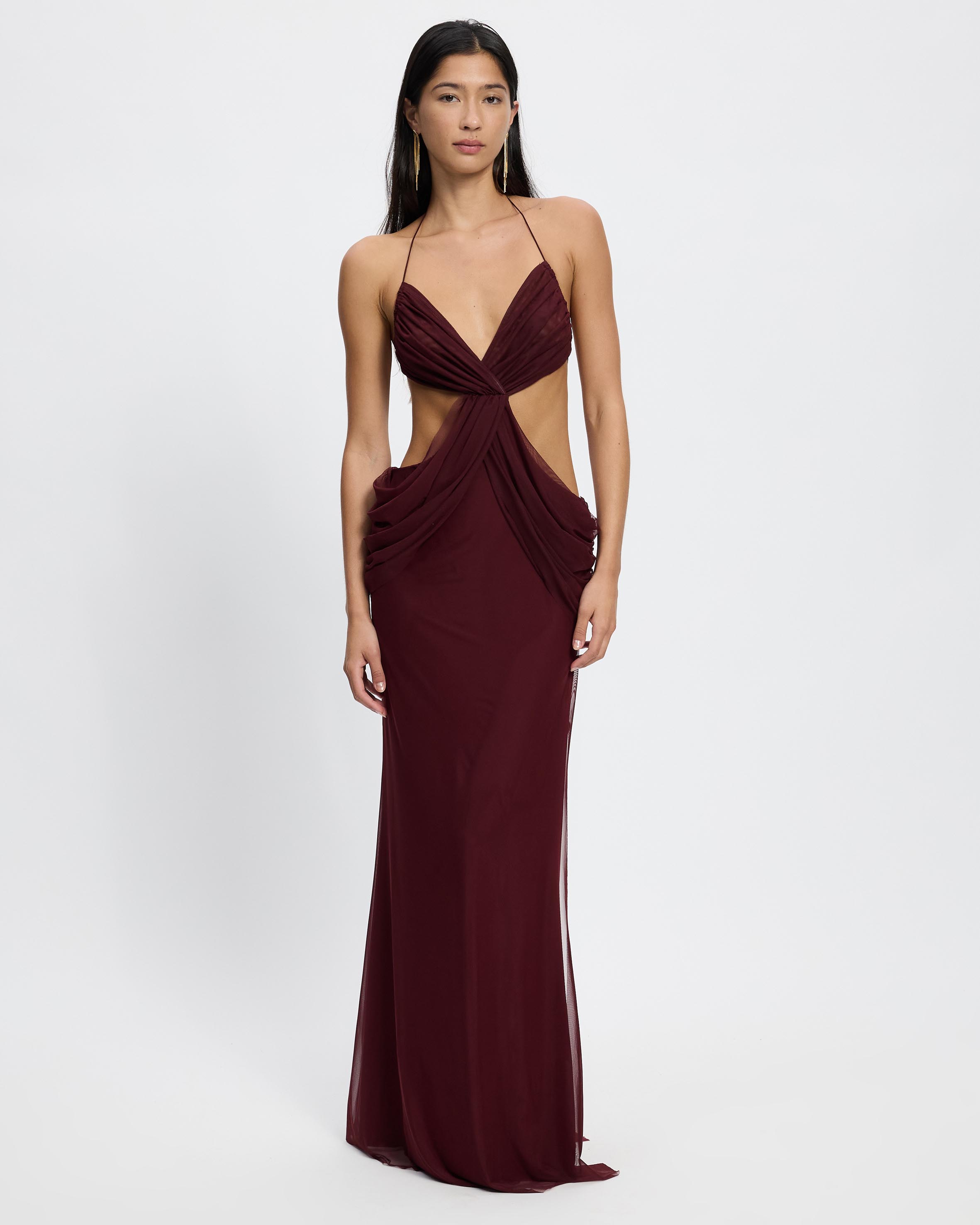 Draped Vida Maxi Dress