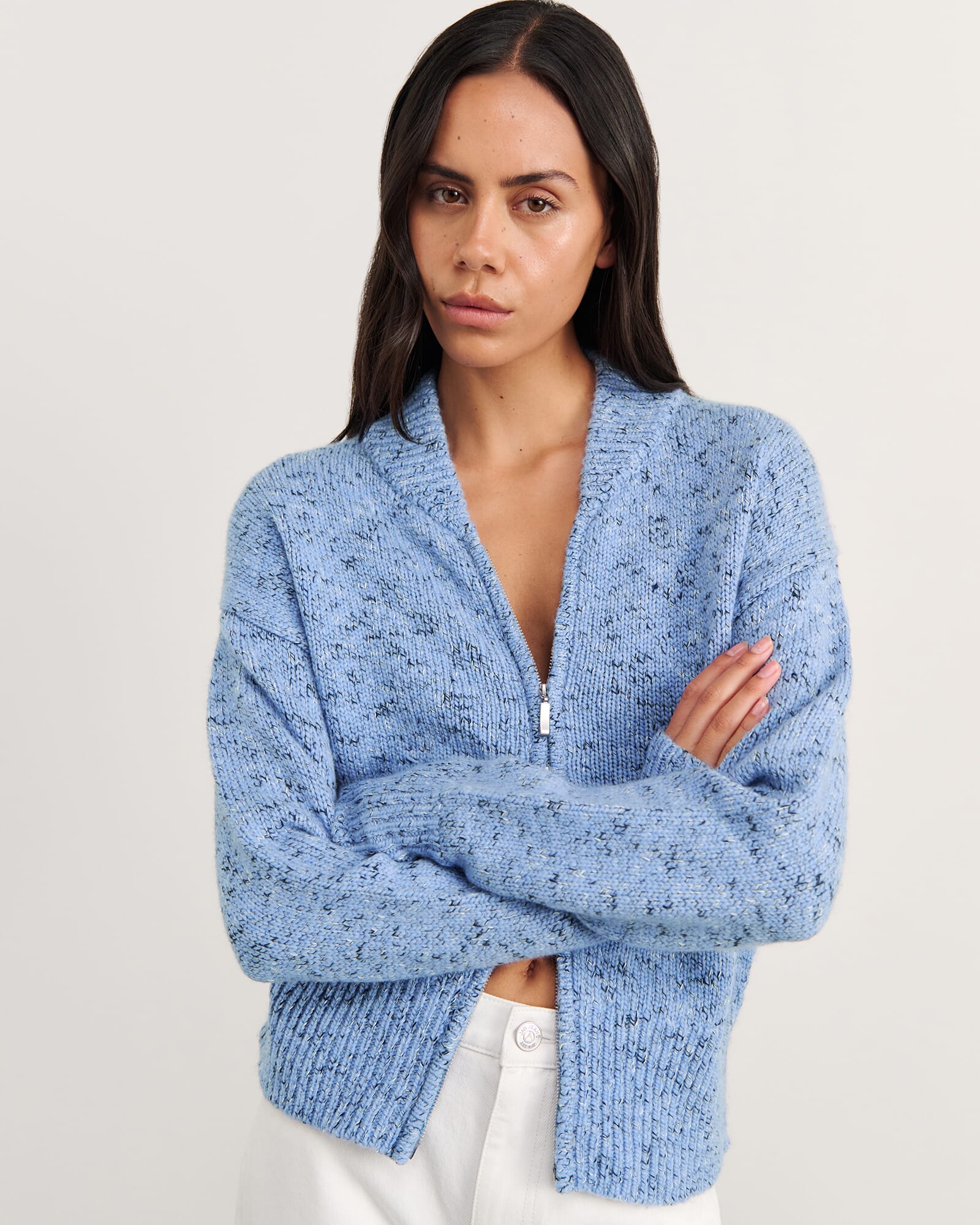 Lou Zip Knit Jacket
