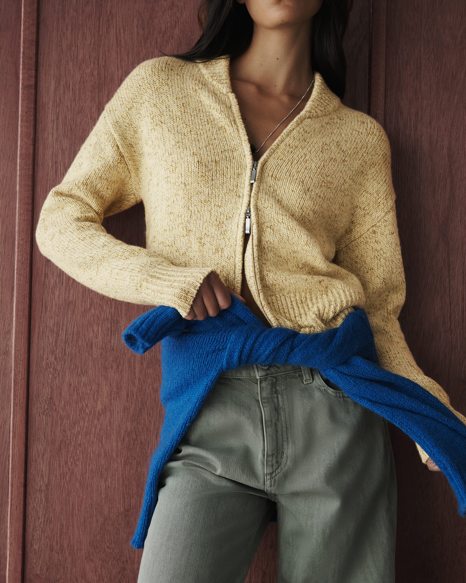Lou Zip Knit Jacket