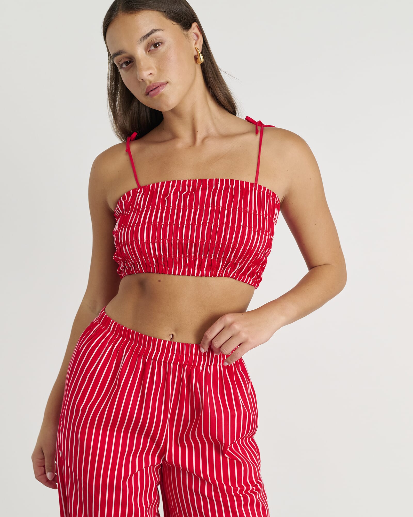Cotton Stripe Bodice