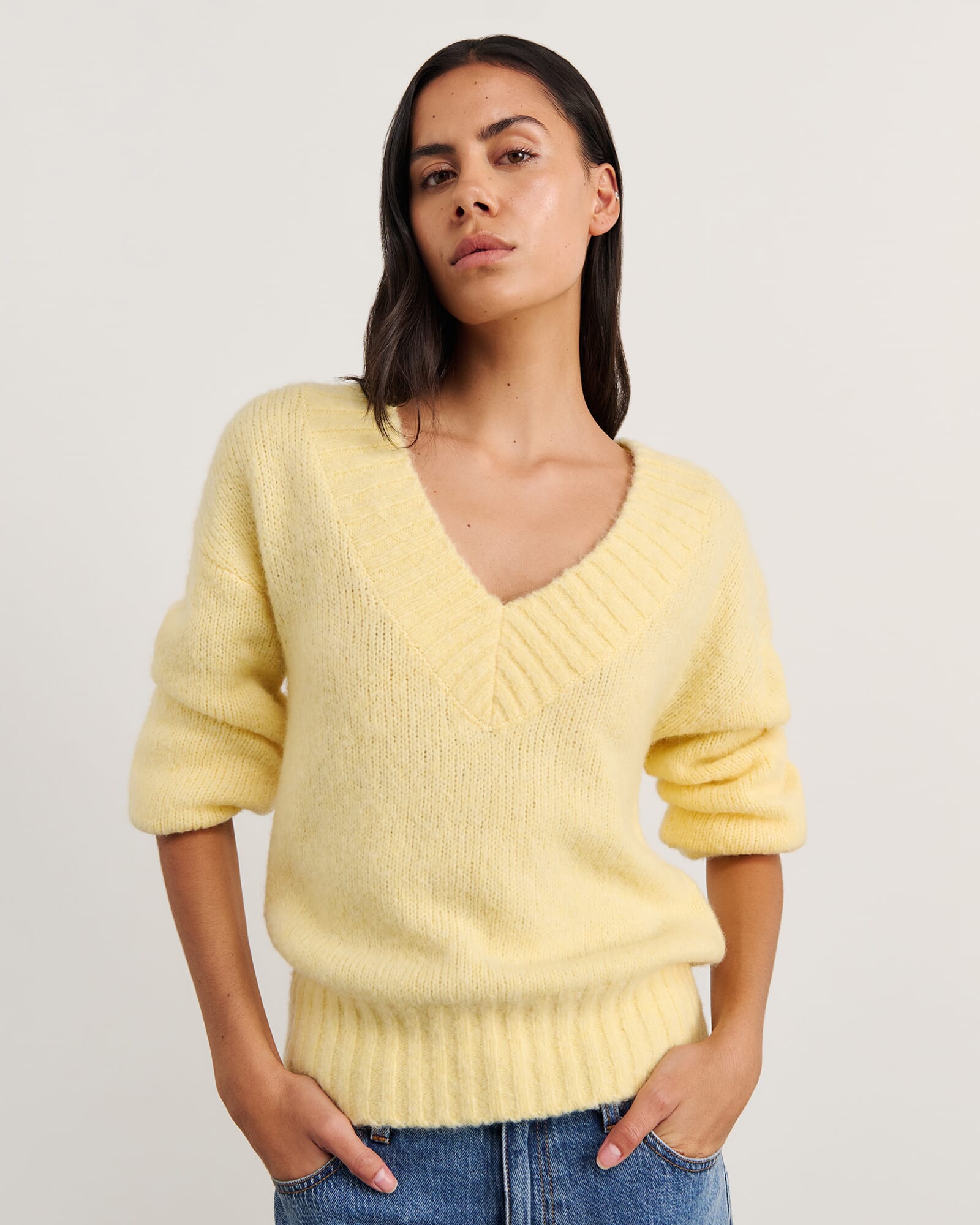 Lily V Neck Knit