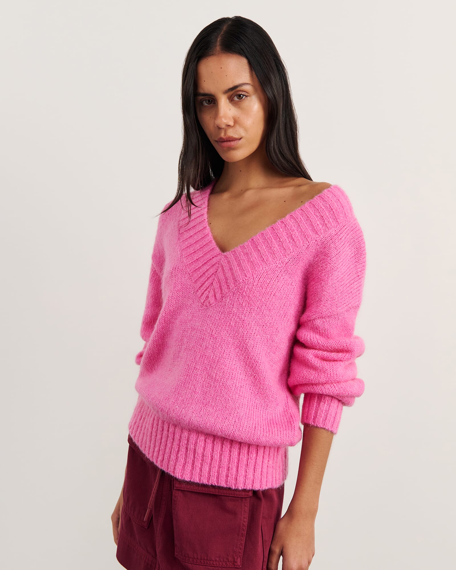 Lily V Neck Knit