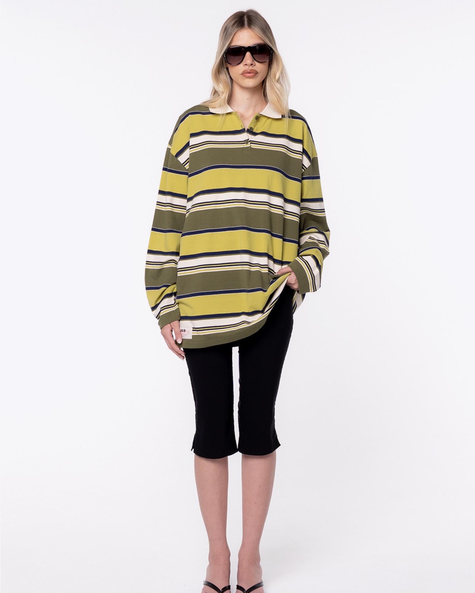 Elle Oversized LS Polo