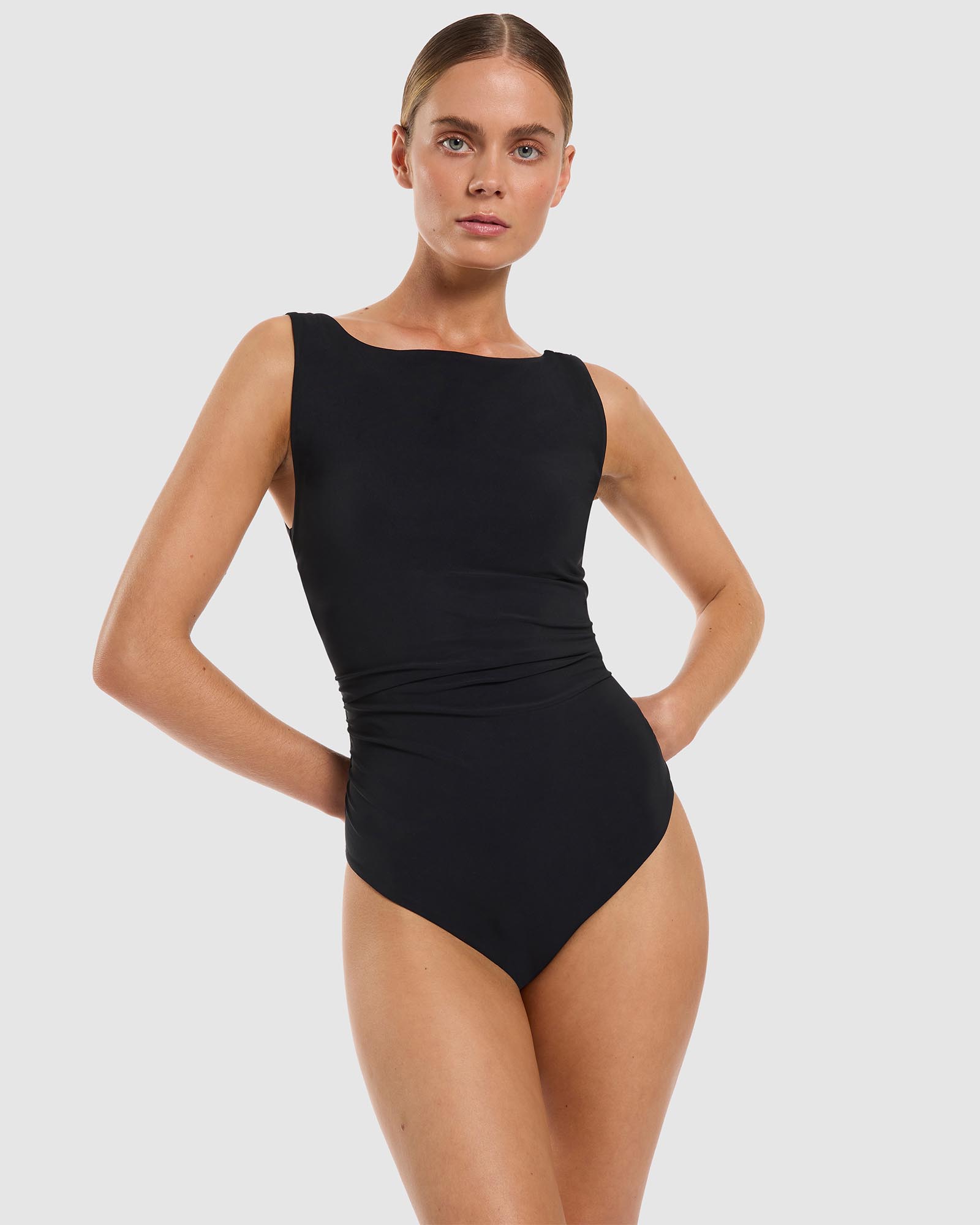Boat Neck One-Piece