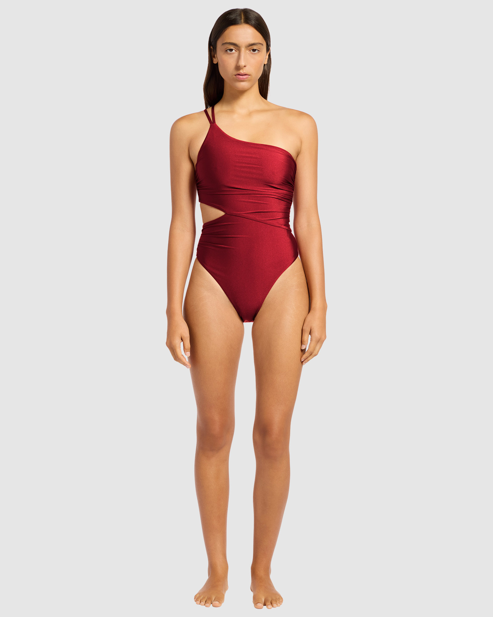 Sol Shine One Shoulder One Piece