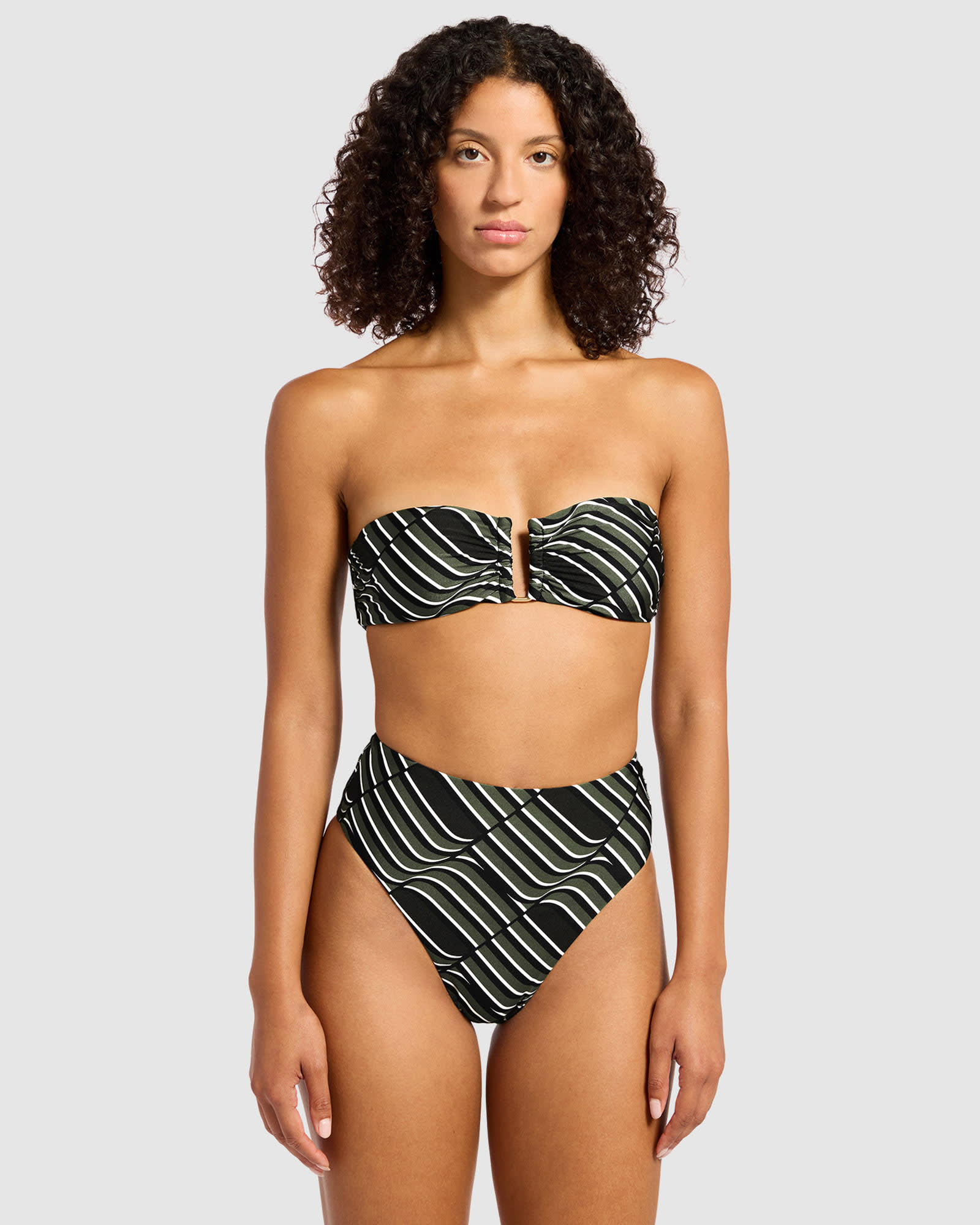 Mirage U Trim Bandeau Bikini Top