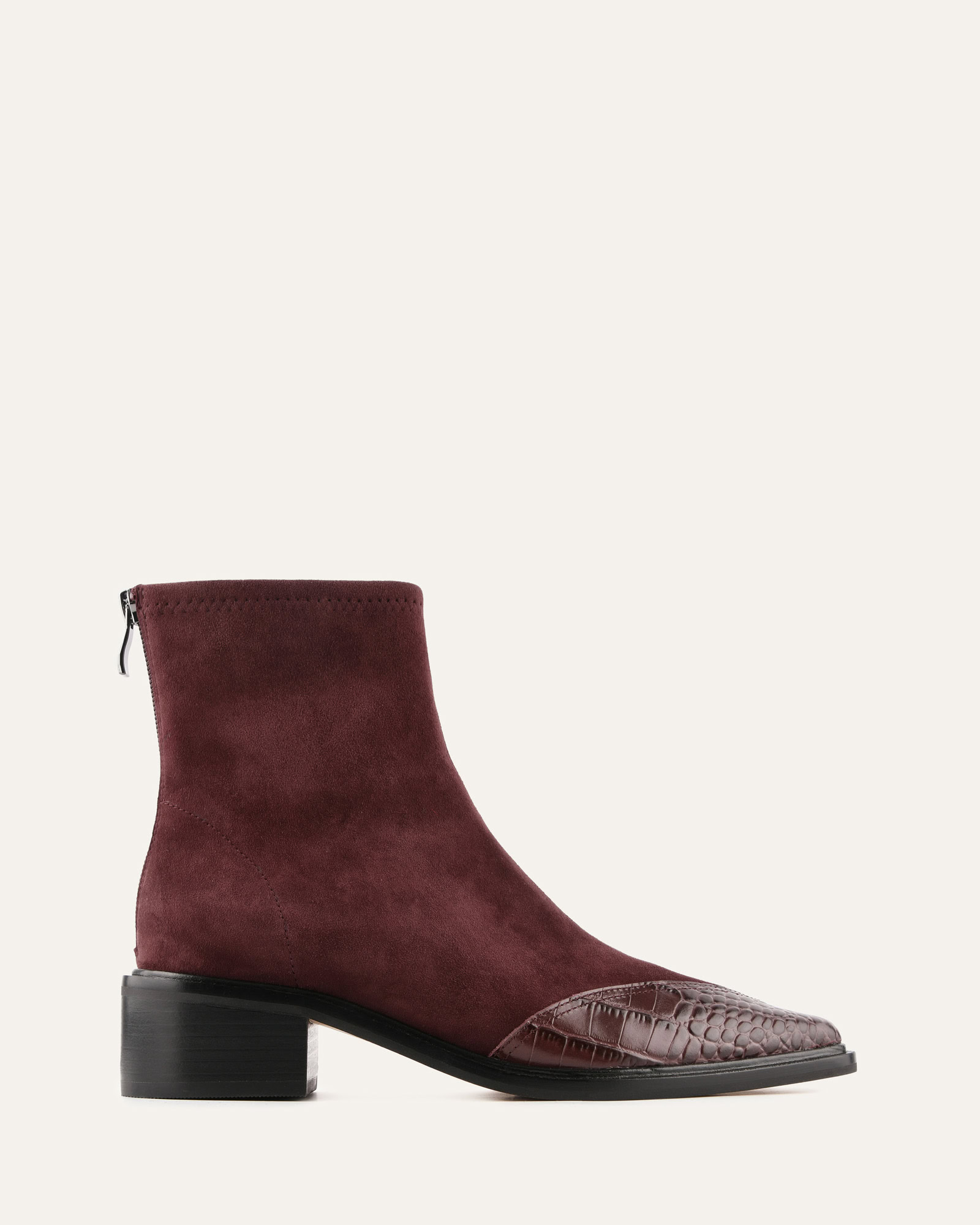 Oracle Flat Ankle Boots