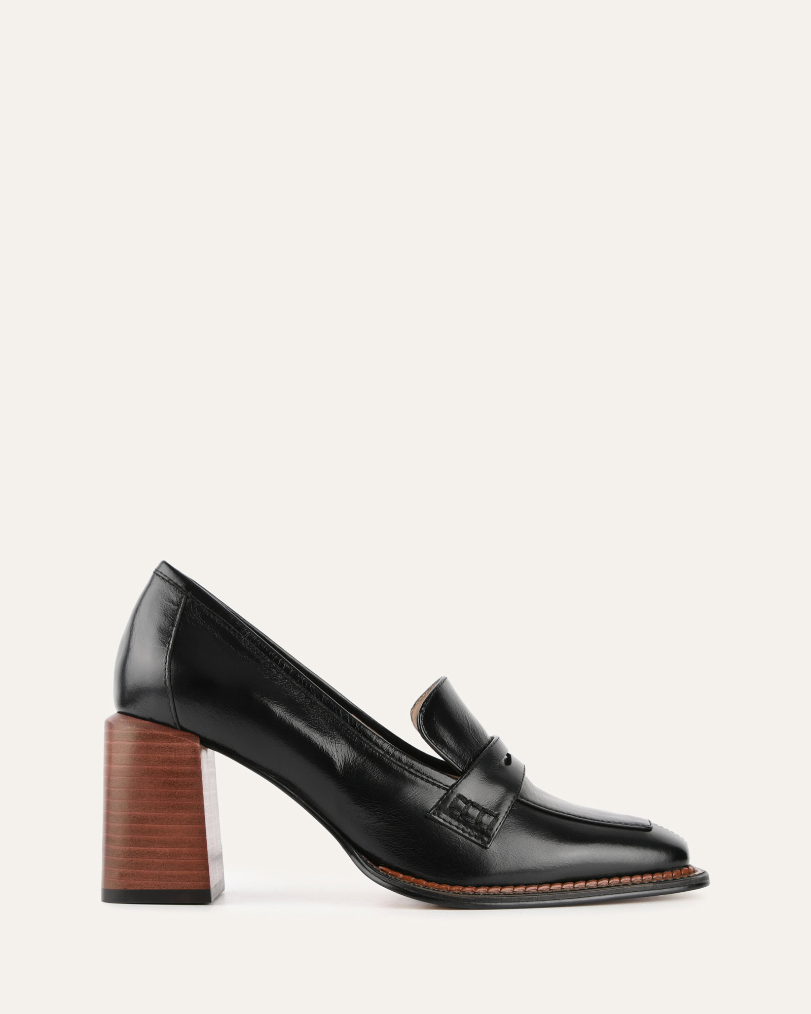 Delilah Mid Heel Loafers