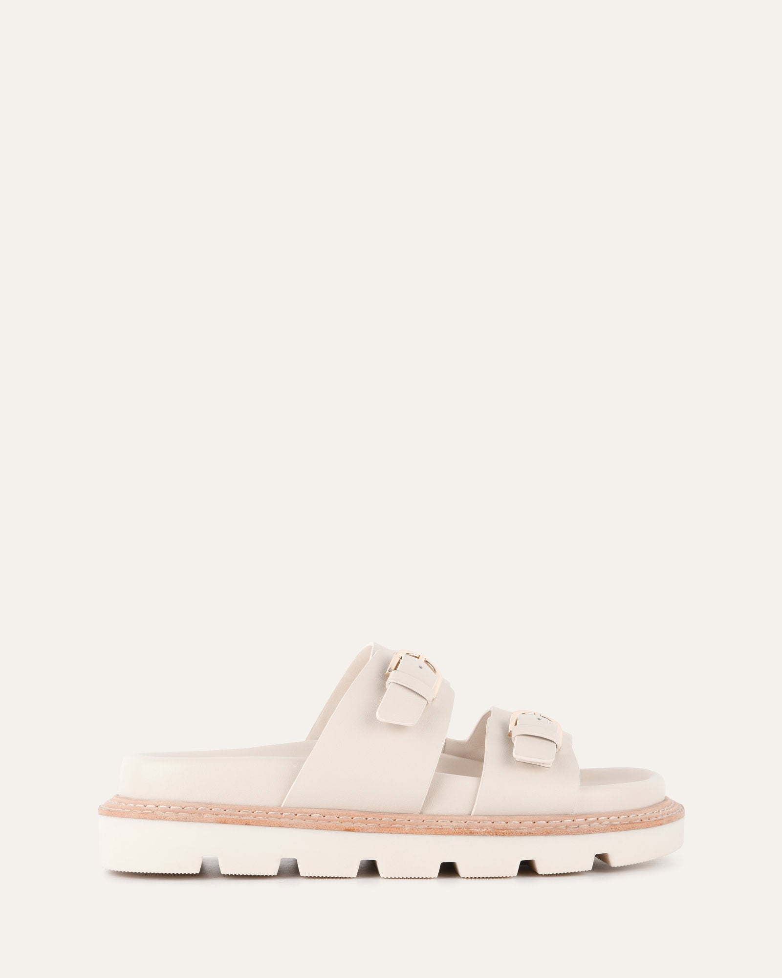 Vichy Flat Sandals