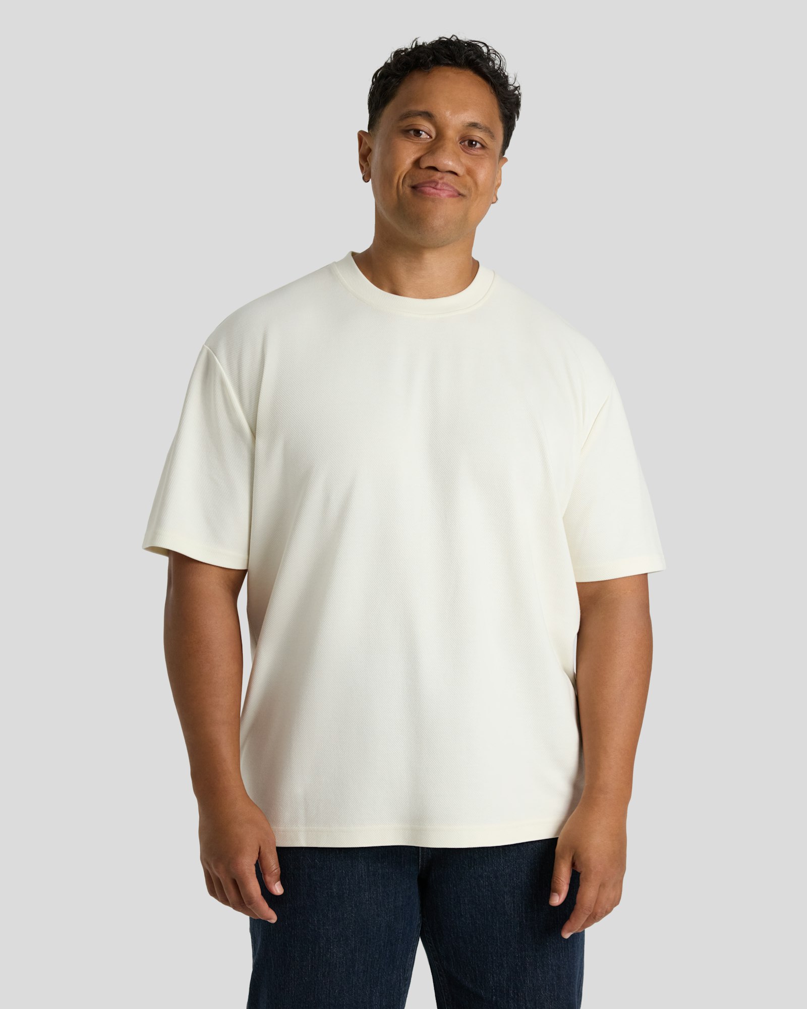 Bias Stripe Relaxed Fit Tee
