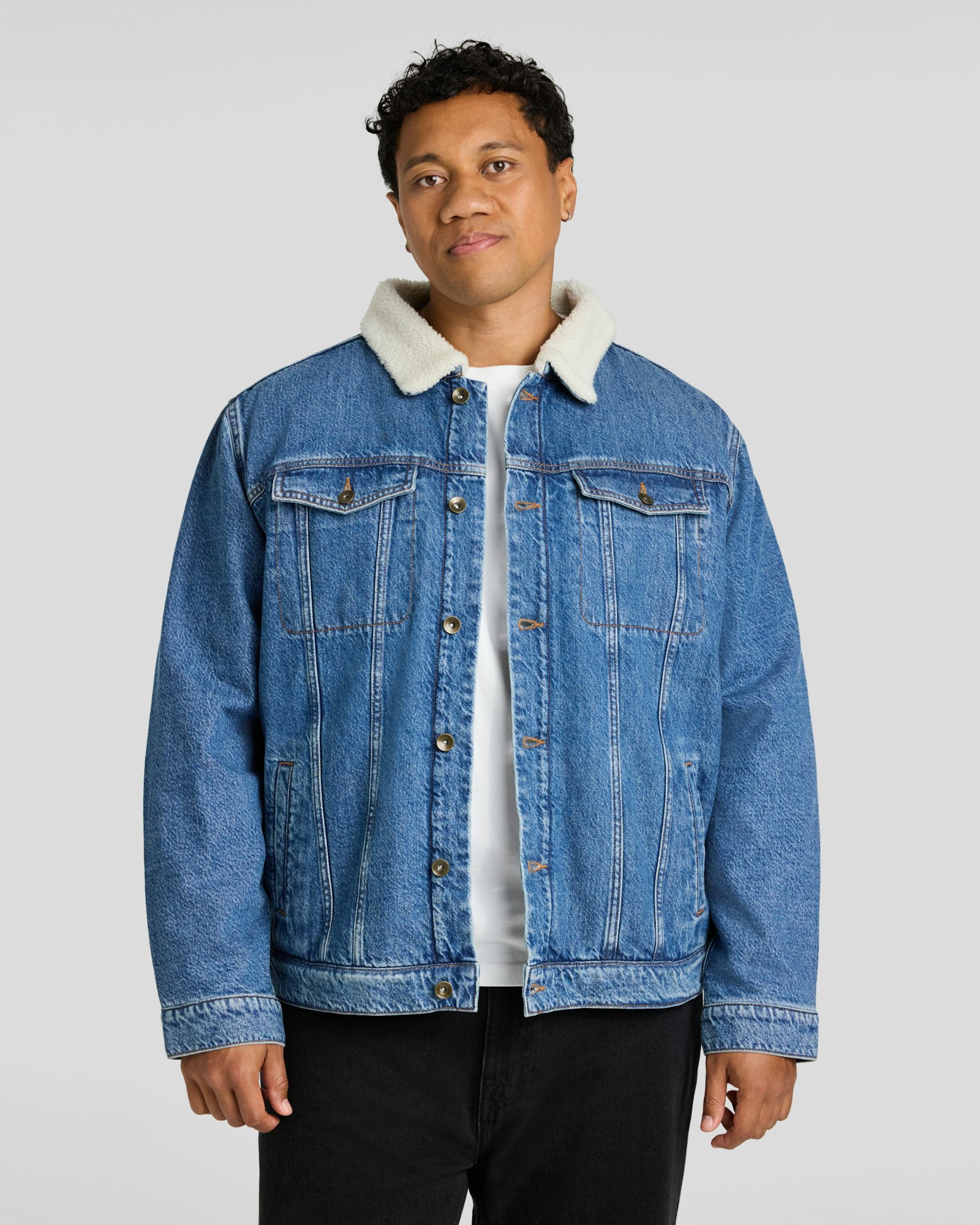 Wheeler Sherpa Denim Trucker