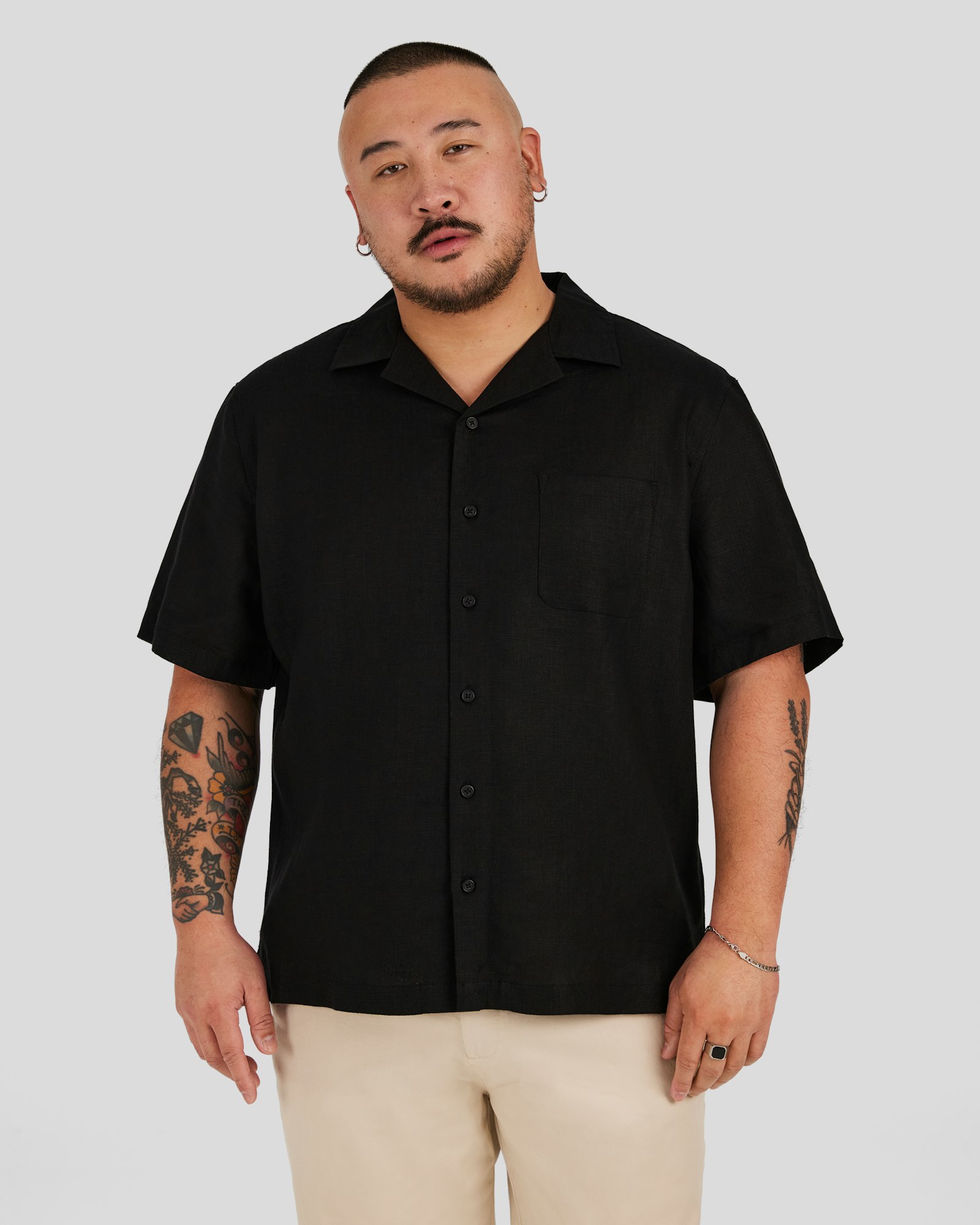 Luxe Linen Boxy Fit Shirt
