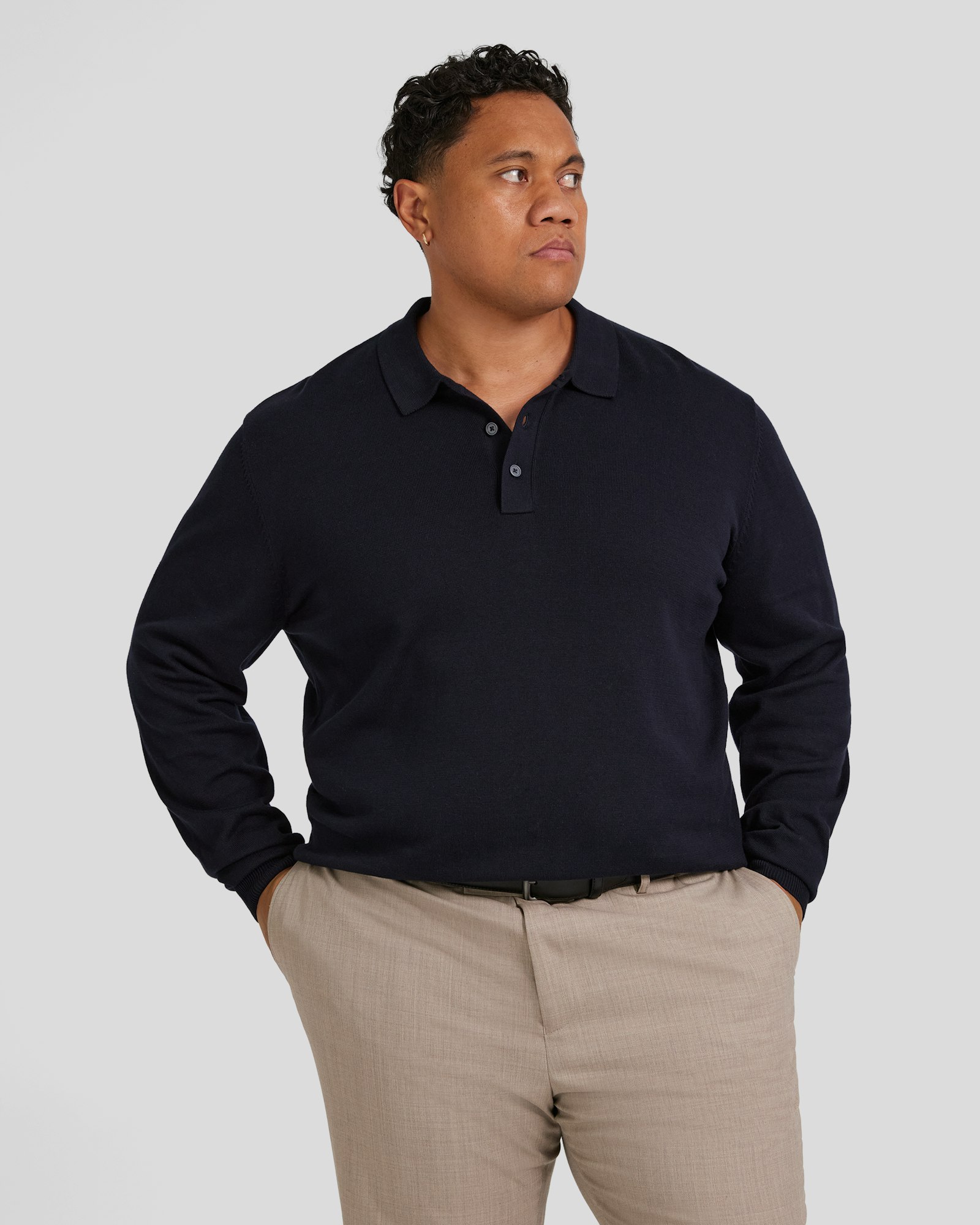 Everyday Polo Sweater