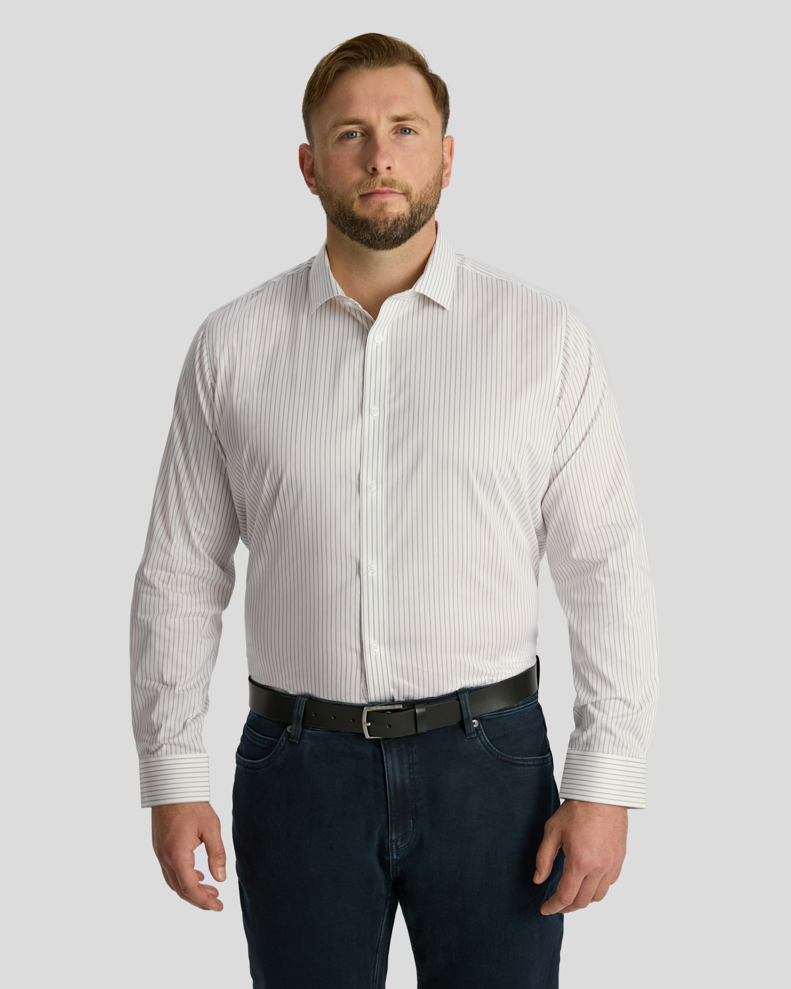 Boston Easycare Stripe Shirt