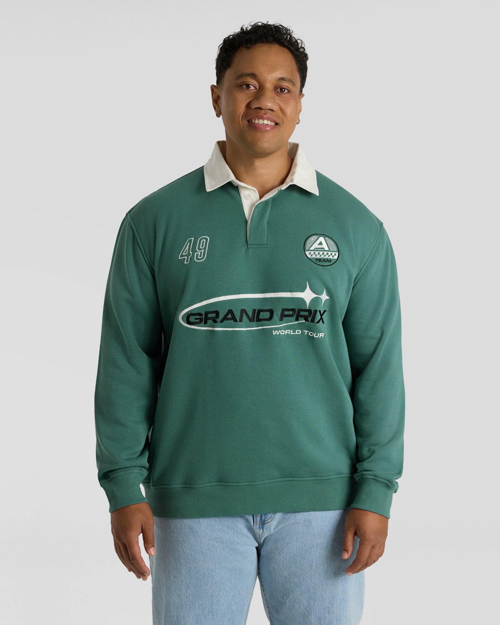 Rugby Fleece Sweat Top