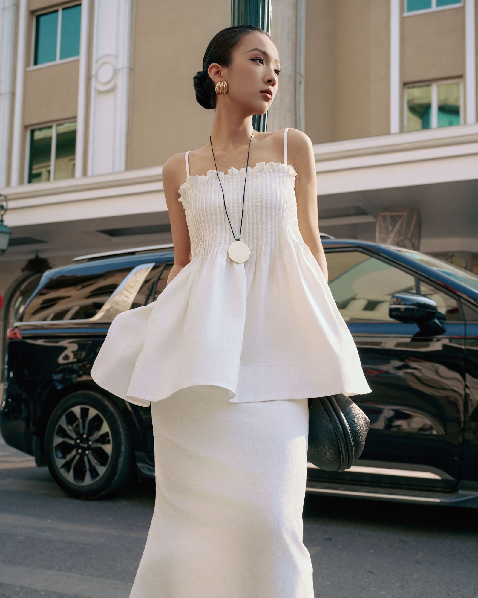 Ivory Linen Top