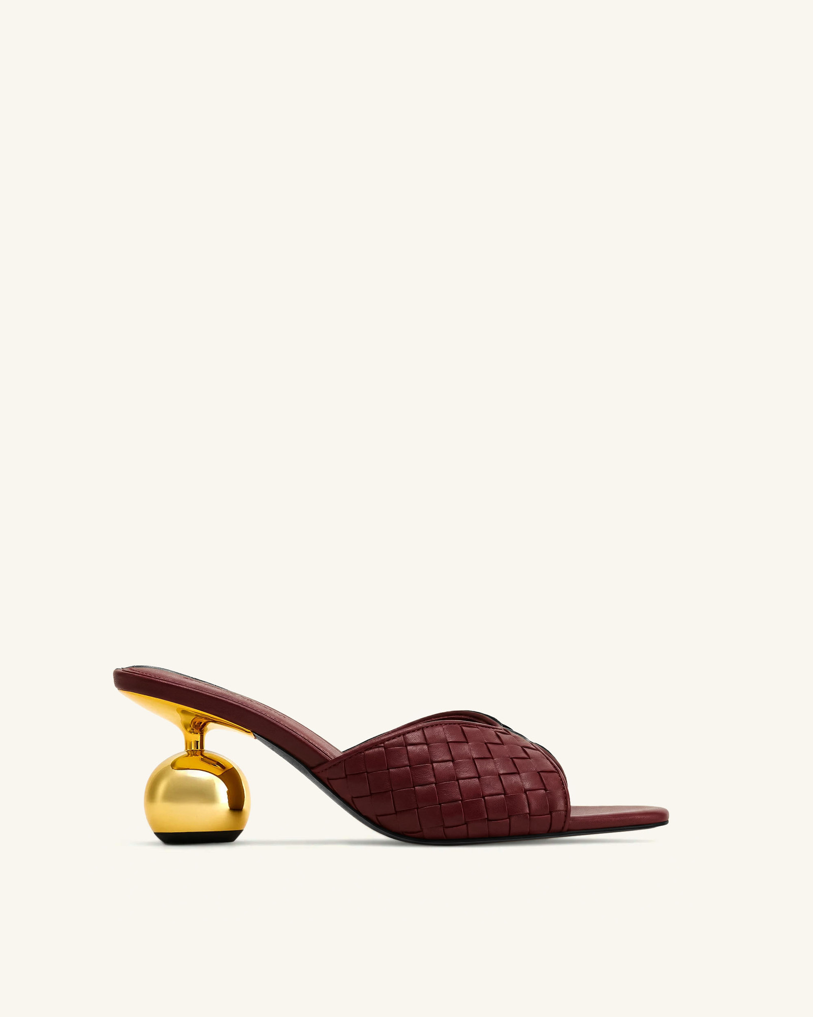 Ellie Braided Sphere Heel Mules