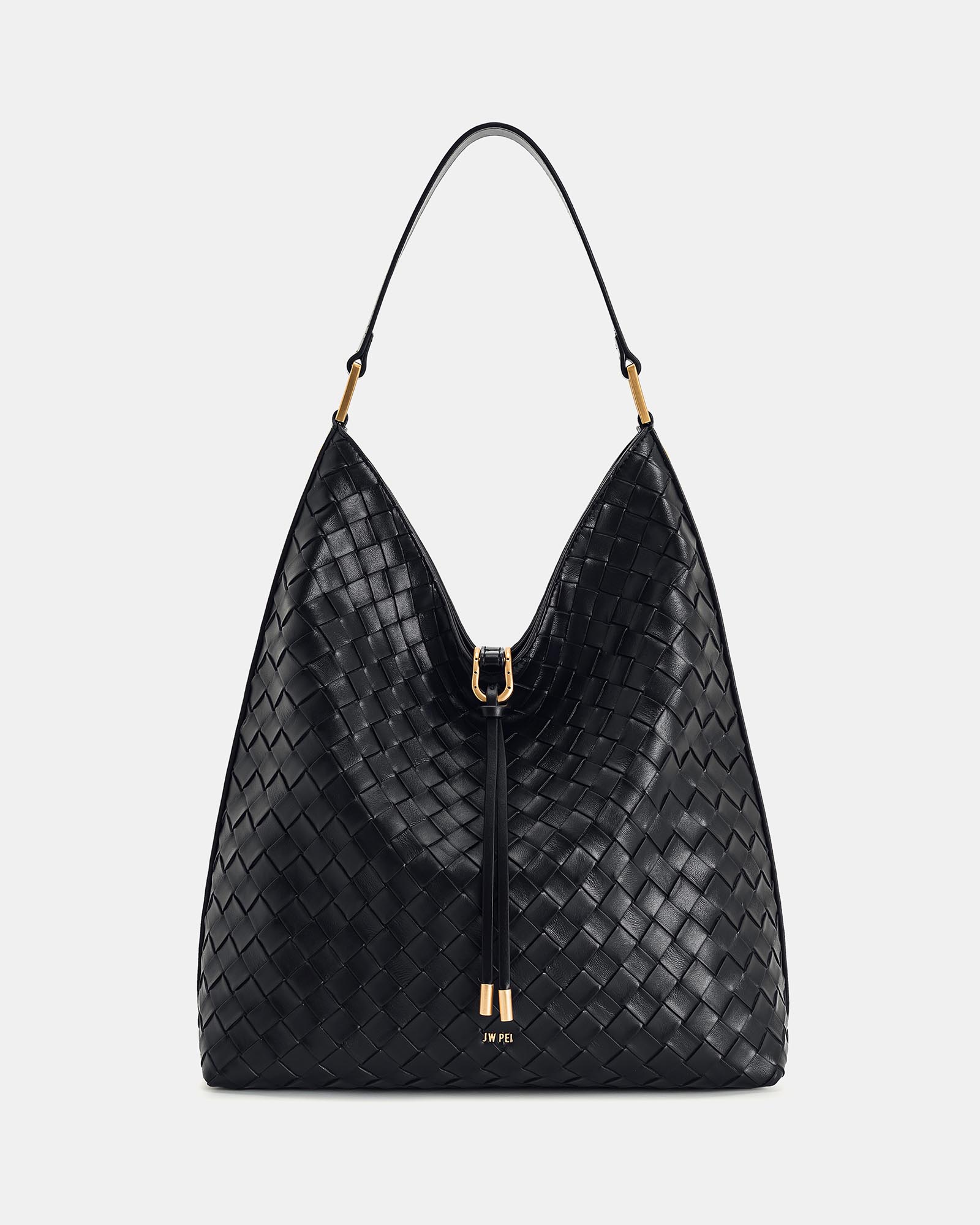 Aria Woven Texture Shoulder Bag