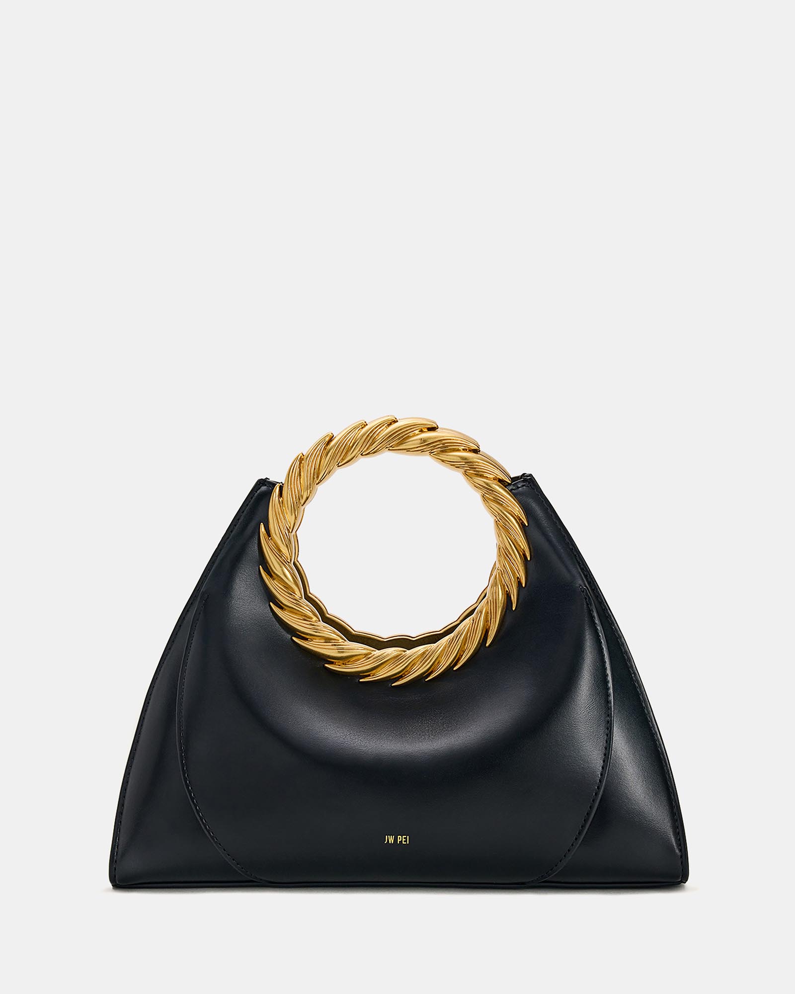 Amiya Leaf Handle Sculpture Bag