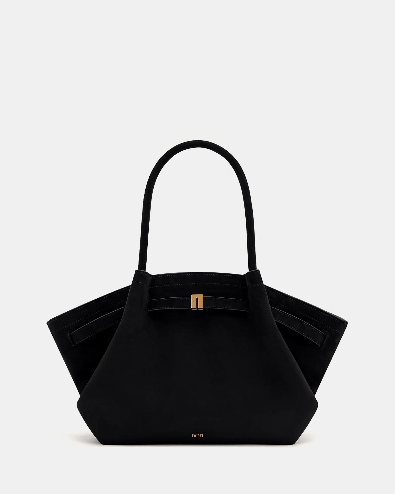 Hana Large Faux Suede Tote Bag