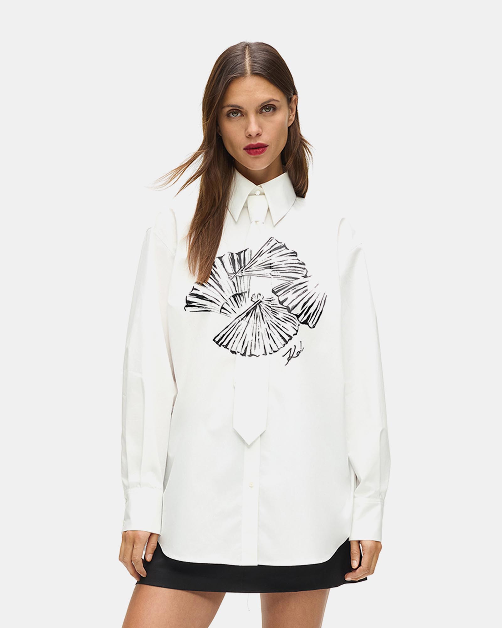 Poplin Tie Shirt