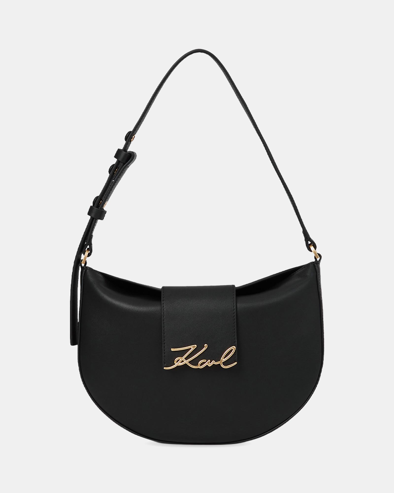 K/Signature Halfmoon Shoulder Bag