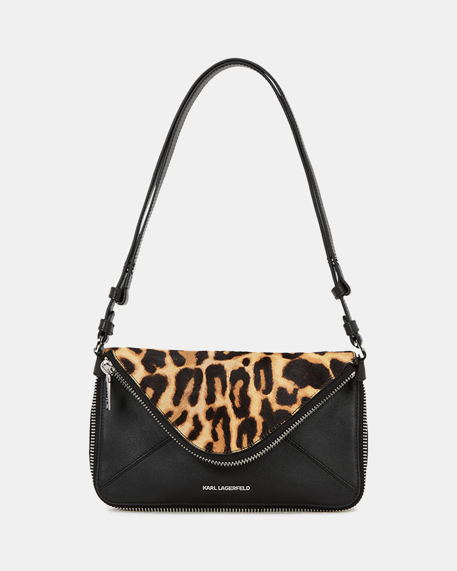 K/Hardware Leopard Shoulder Bag