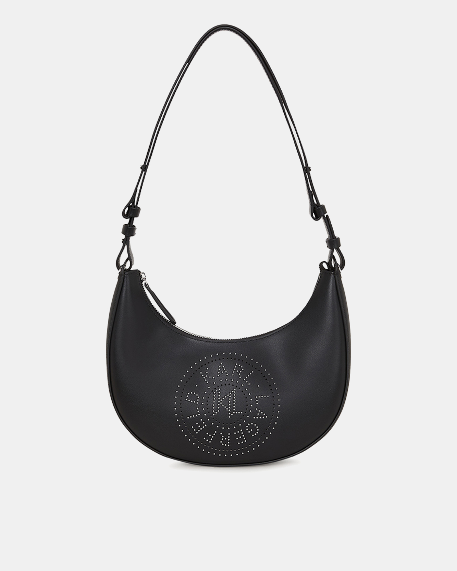 K/Circle Studs Moon Shoulder Bag