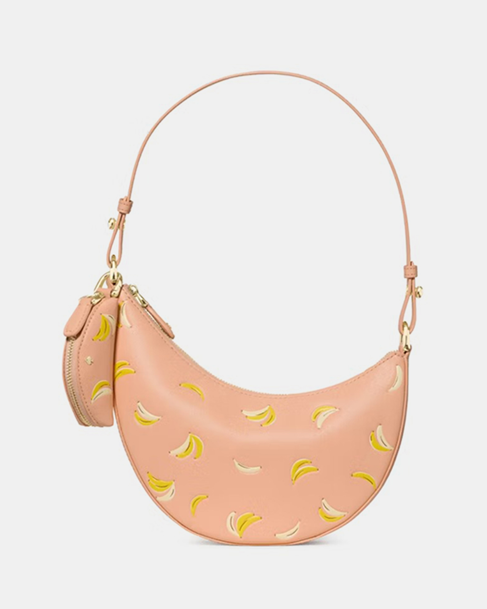 Duo Banana Printed Leather Mini Shoulder Bag