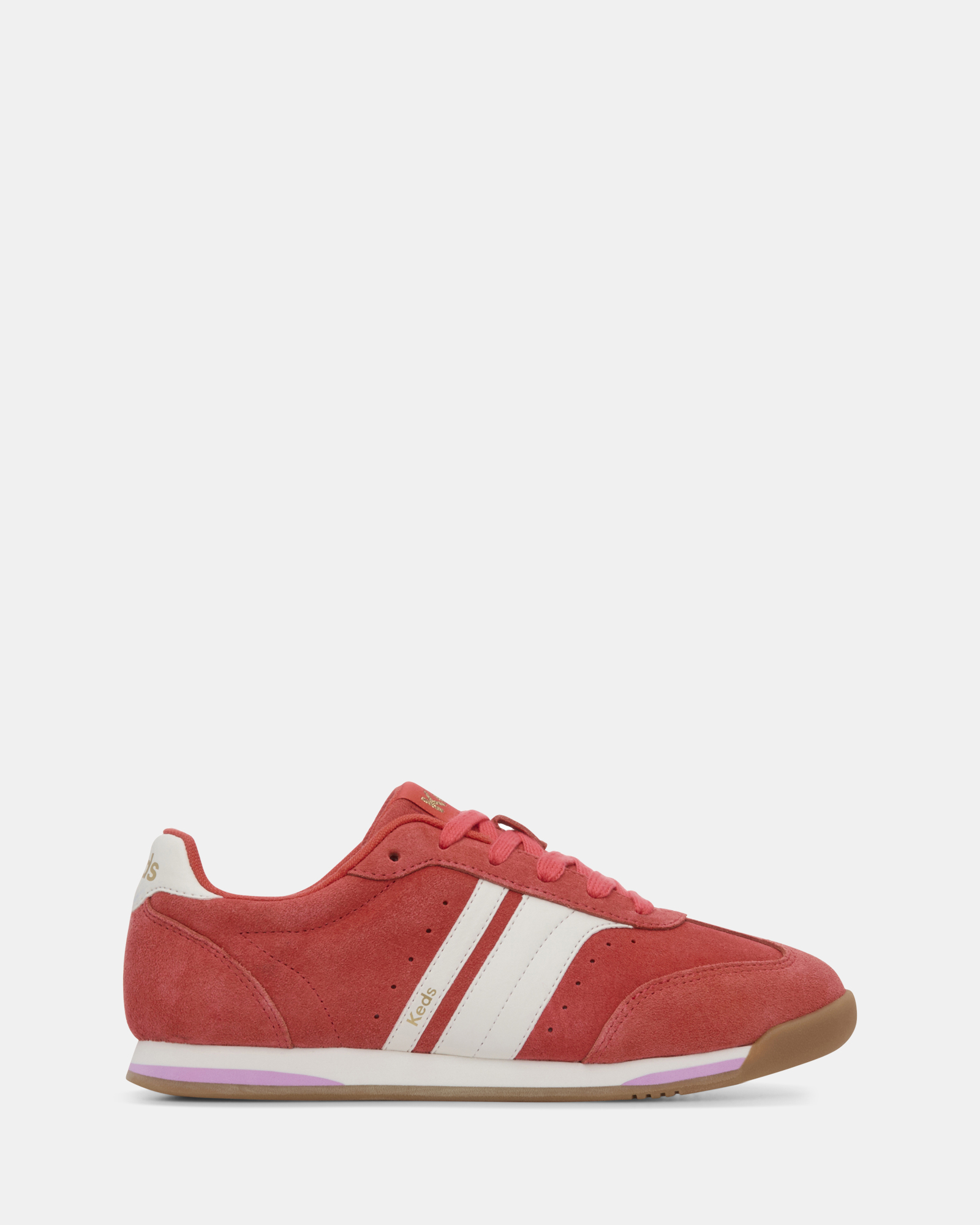 Revival Suede Leather Orange/White