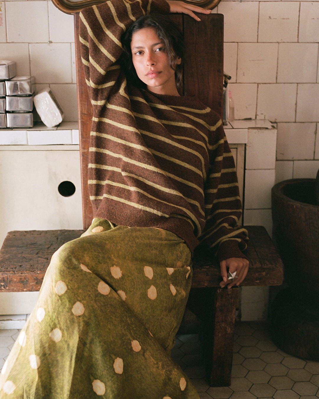 Umore Stripe Knit Jumper