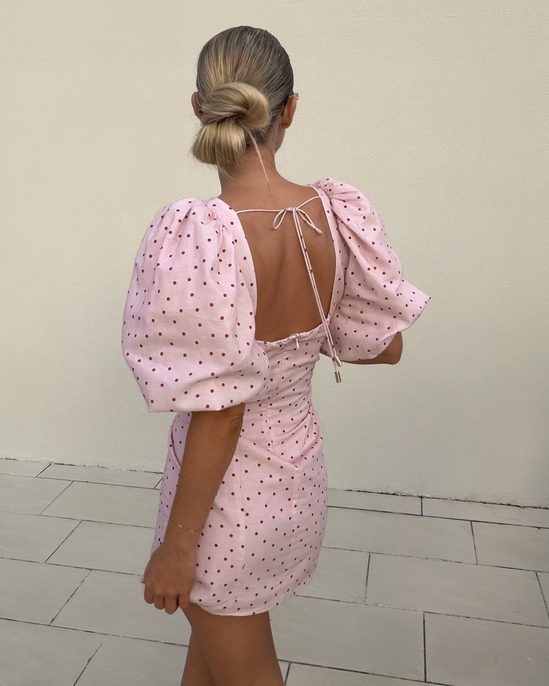 Sia Bubble Sleeve Mini Dress