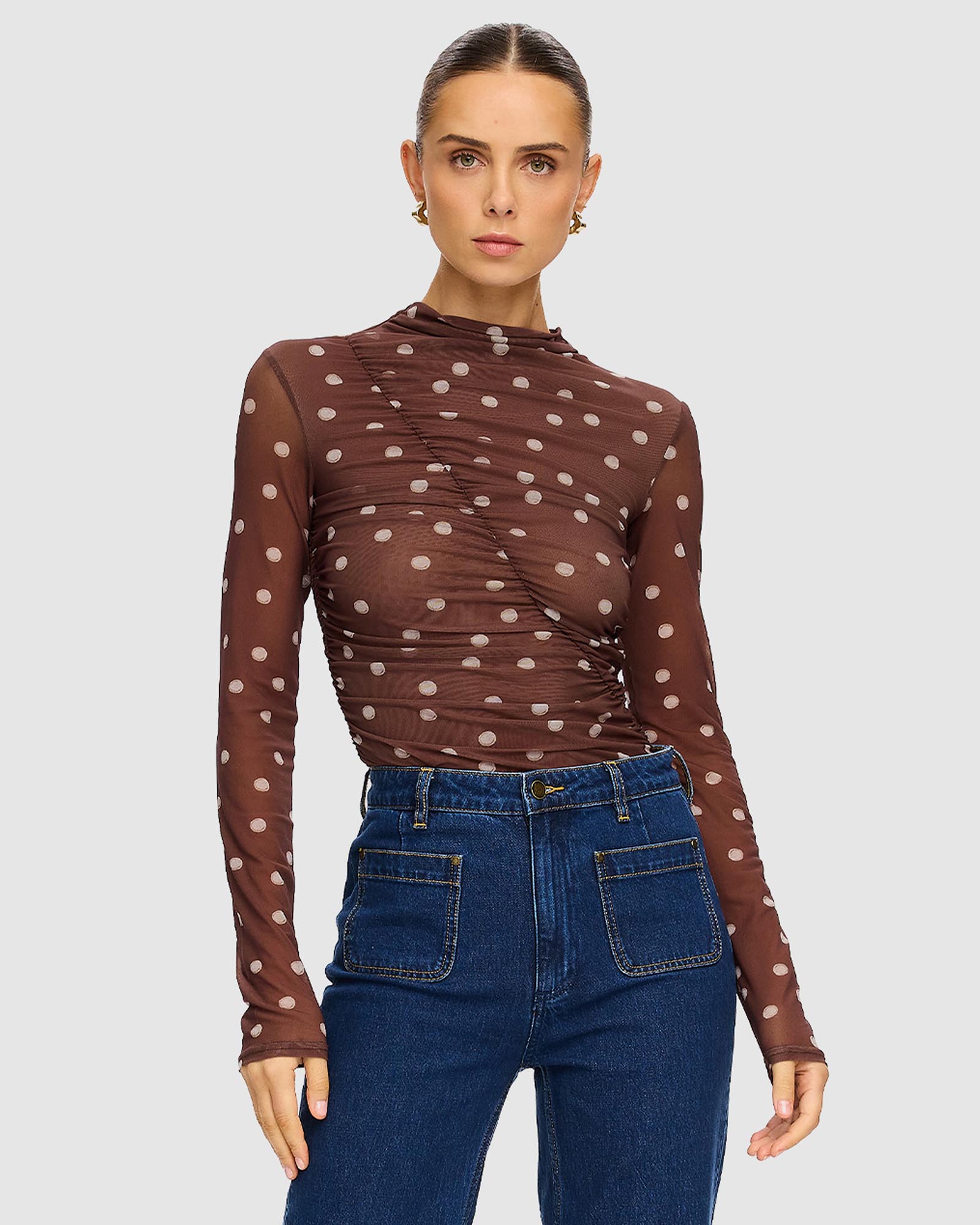 Edie Mesh Top