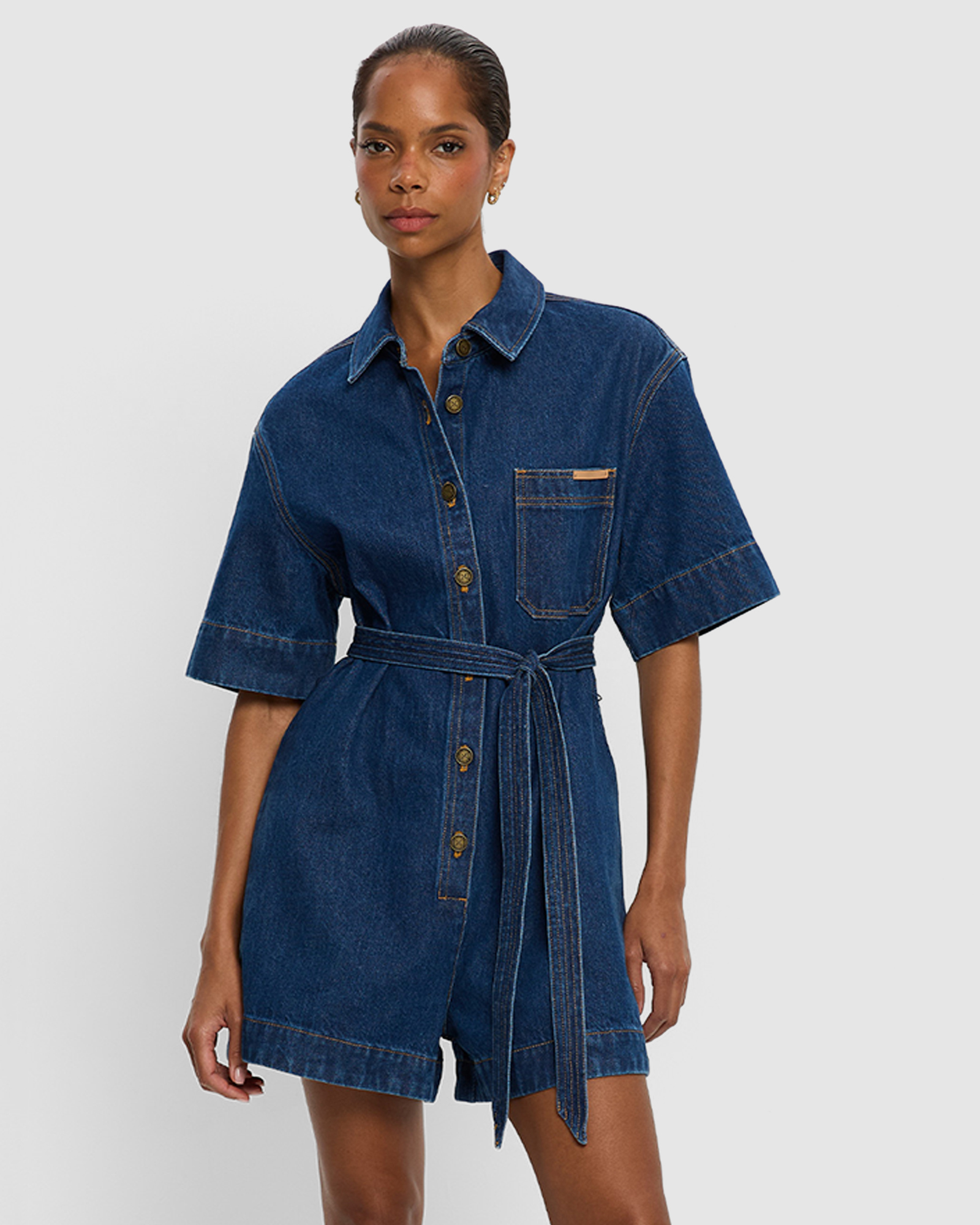Indie Denim Playsuit
