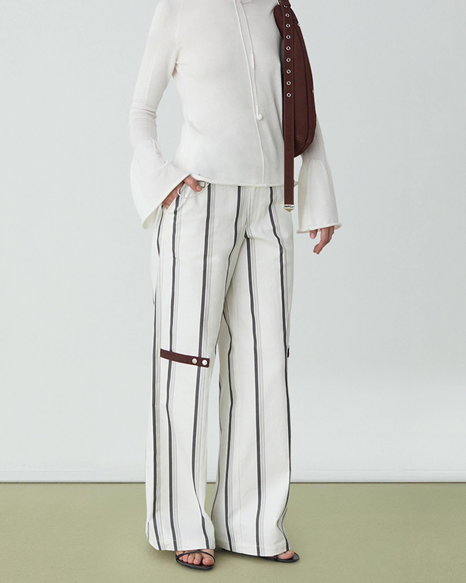 Velia Striped Pants