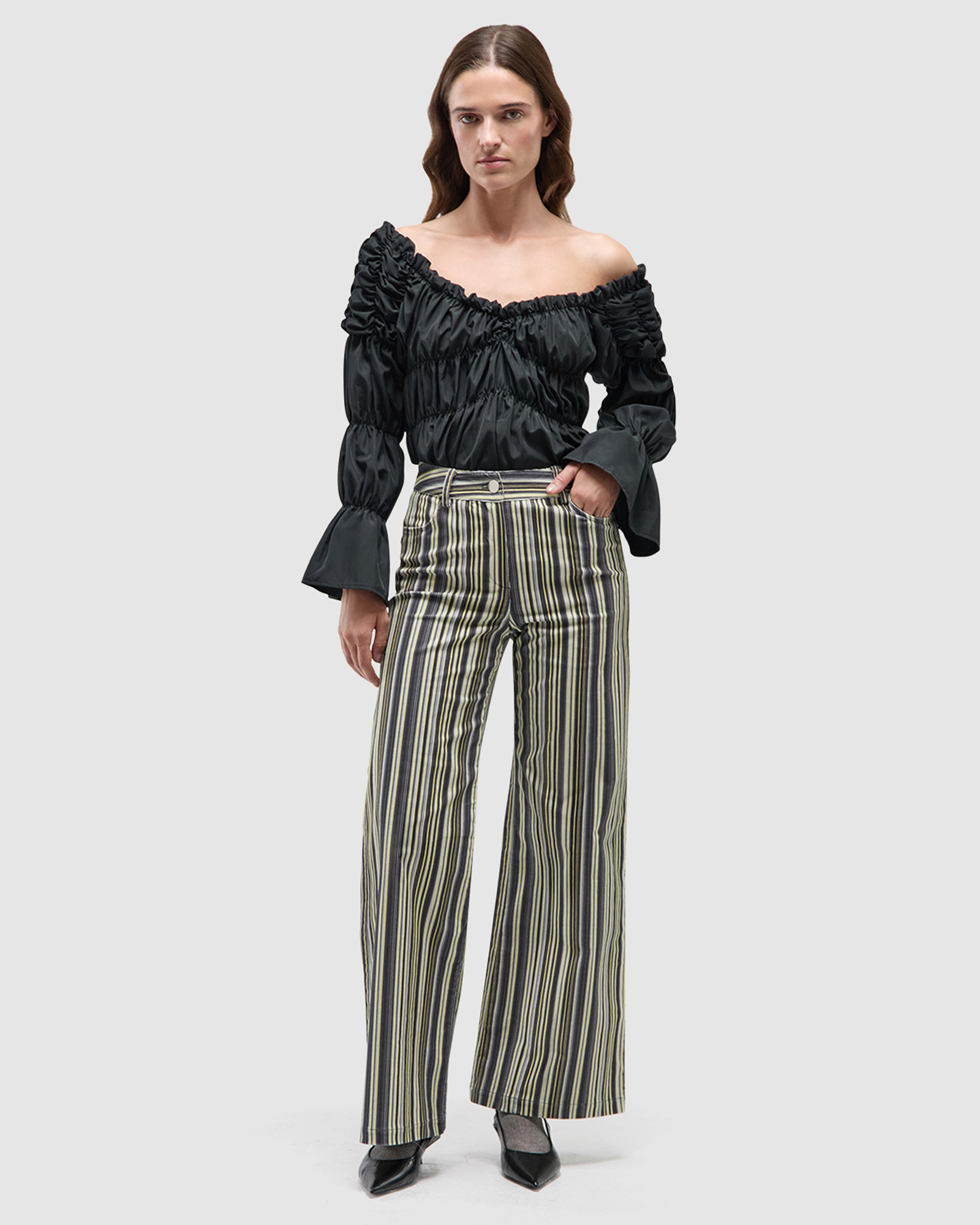 Holly Corduroy Striped Pants