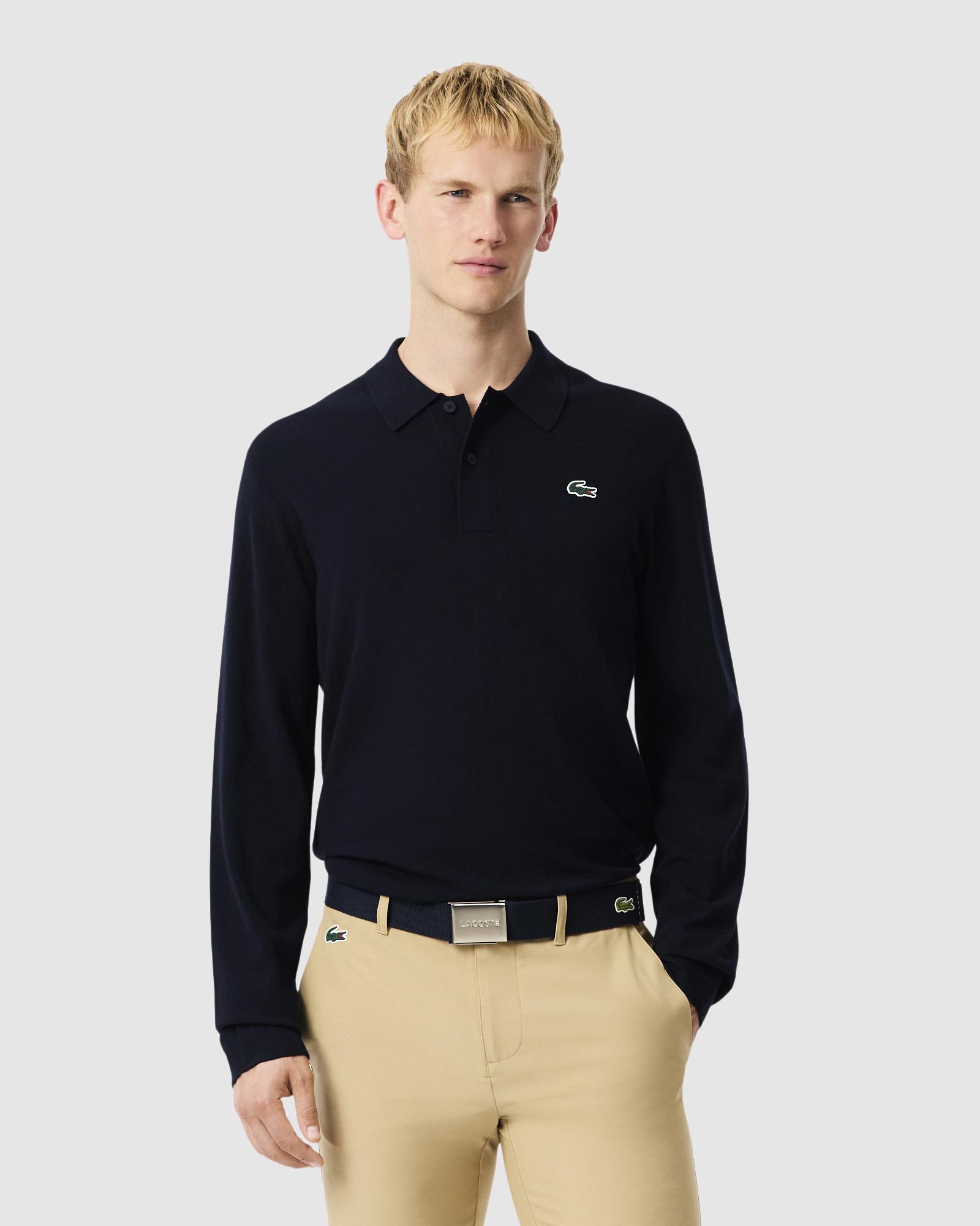Golf Essentials LS Knit Polo