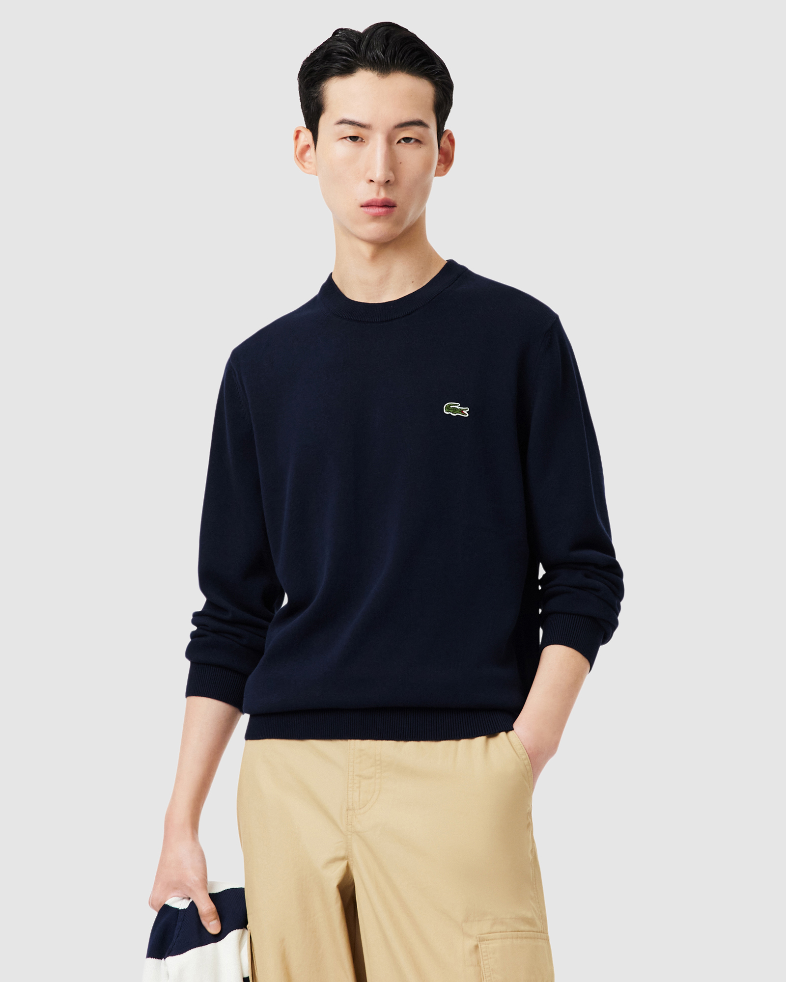 Classic Cotton Crew Neck Knit Jumper