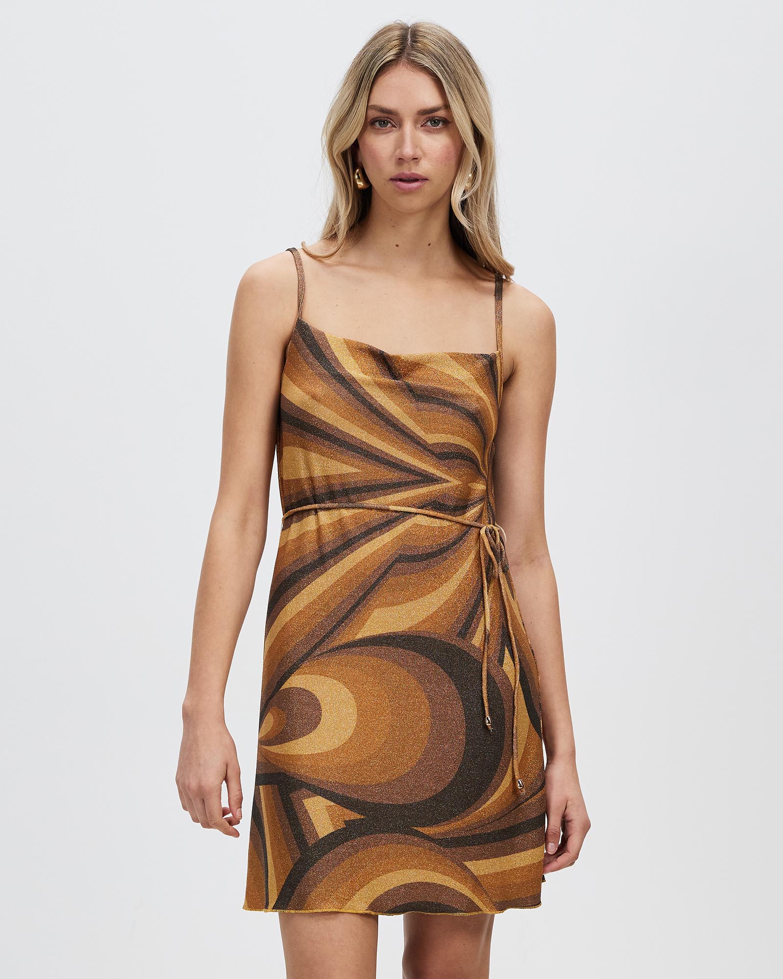 Golden Mini Dress