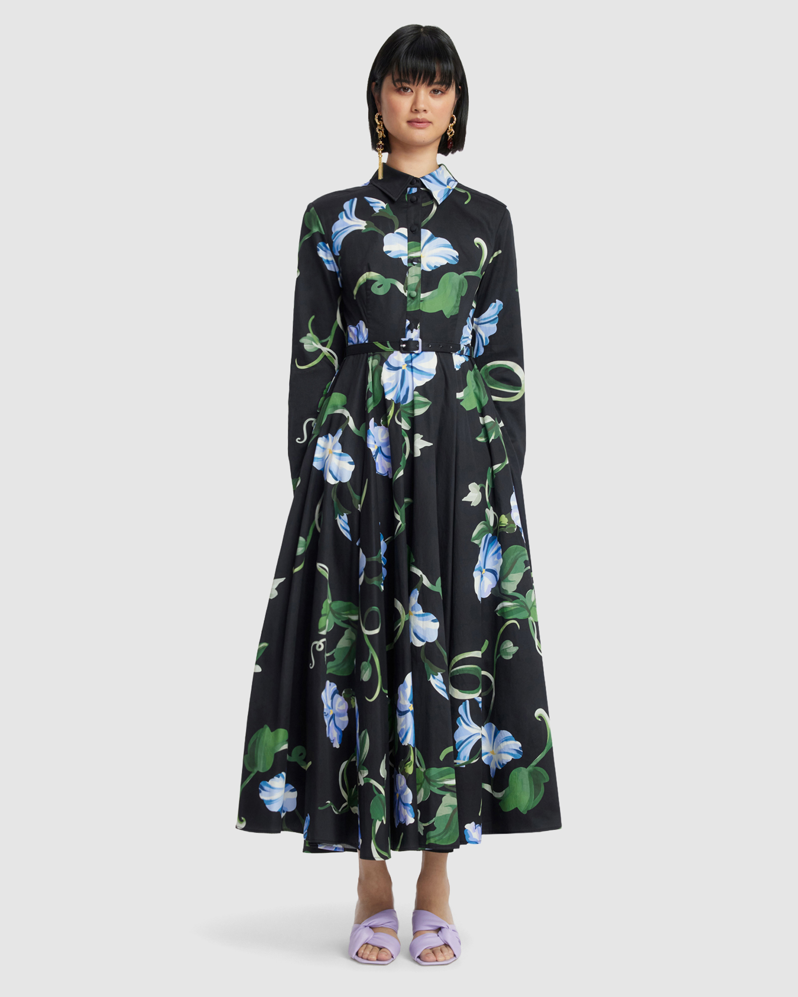Zara Shirt Midi Dress