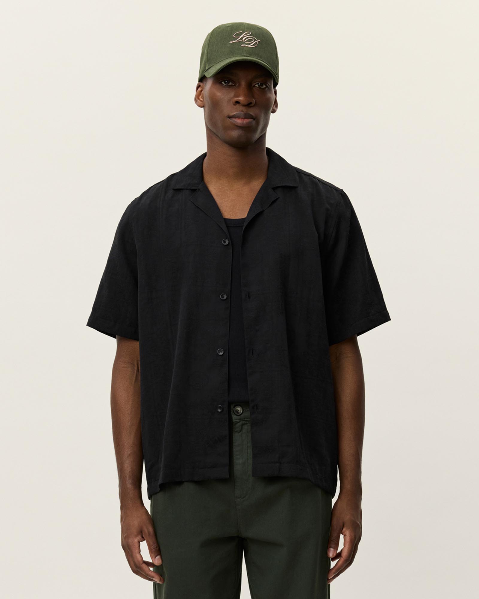 Liam Jacquard Short Sleeve Shirt