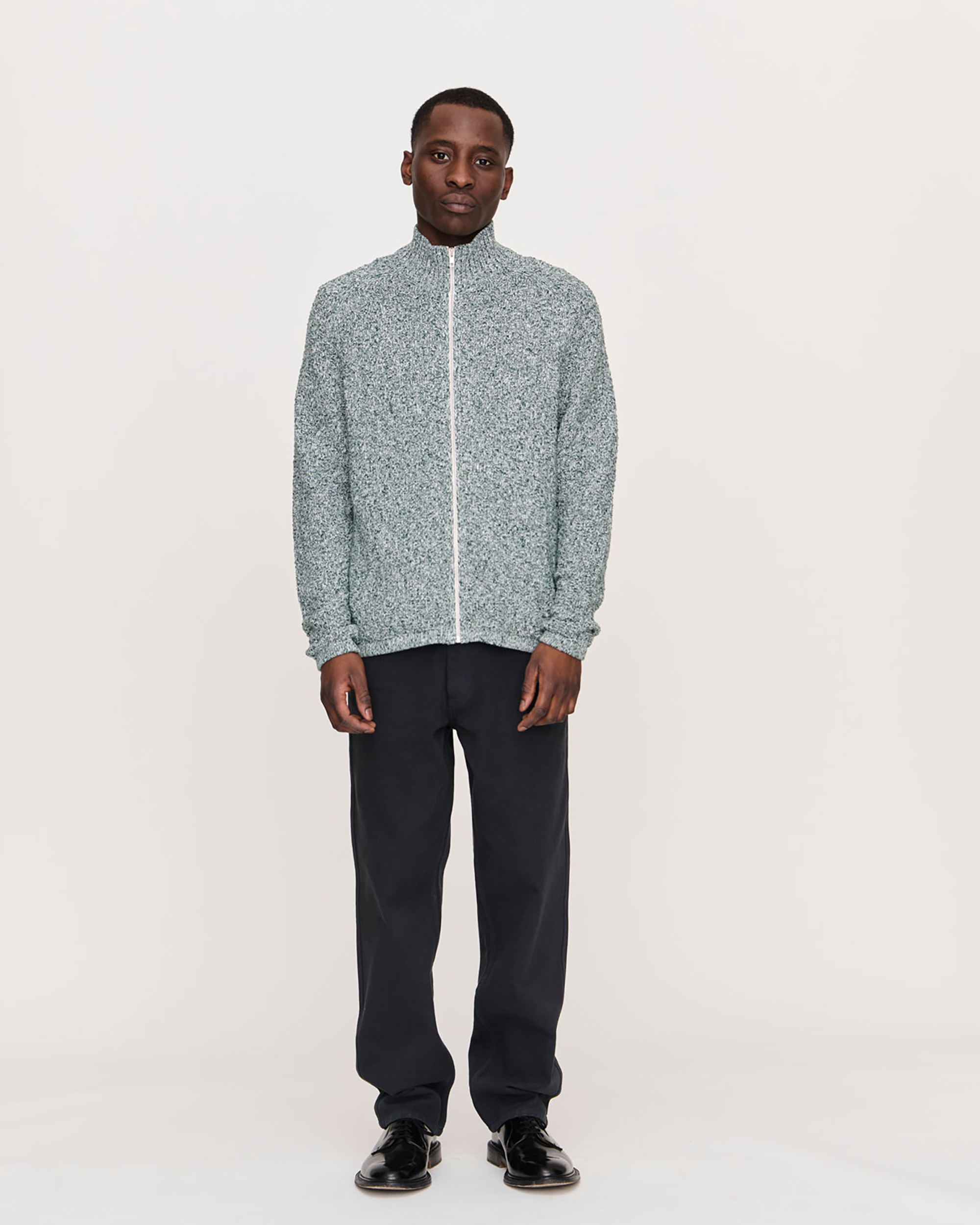 Knitted Zip Sweater