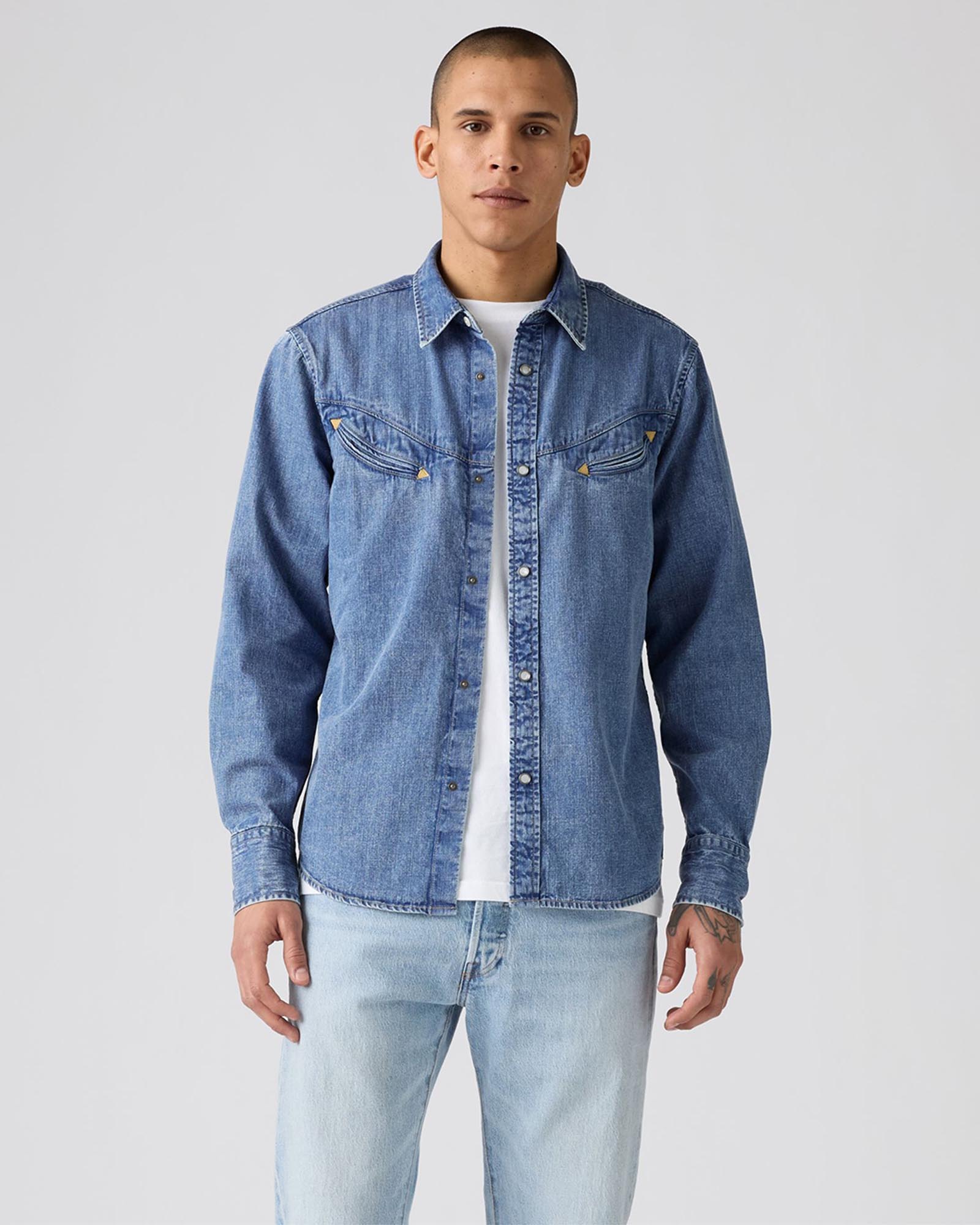 Smiley Western Denim Jacket