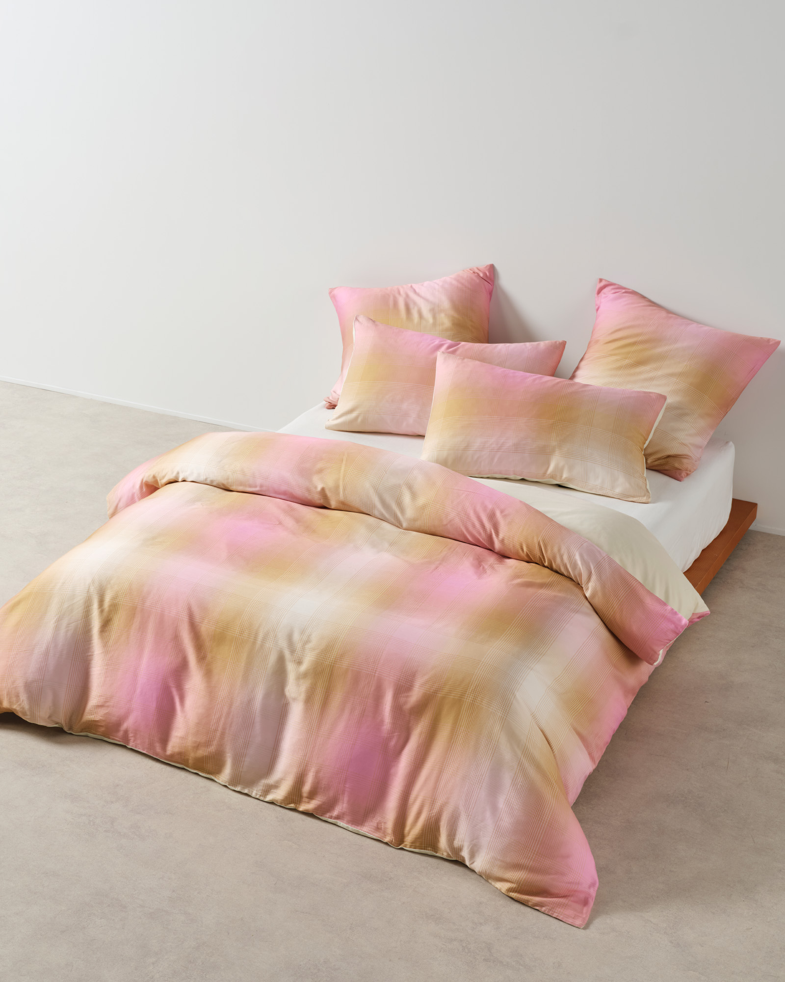 Sunrise Check Quilt Cover Set