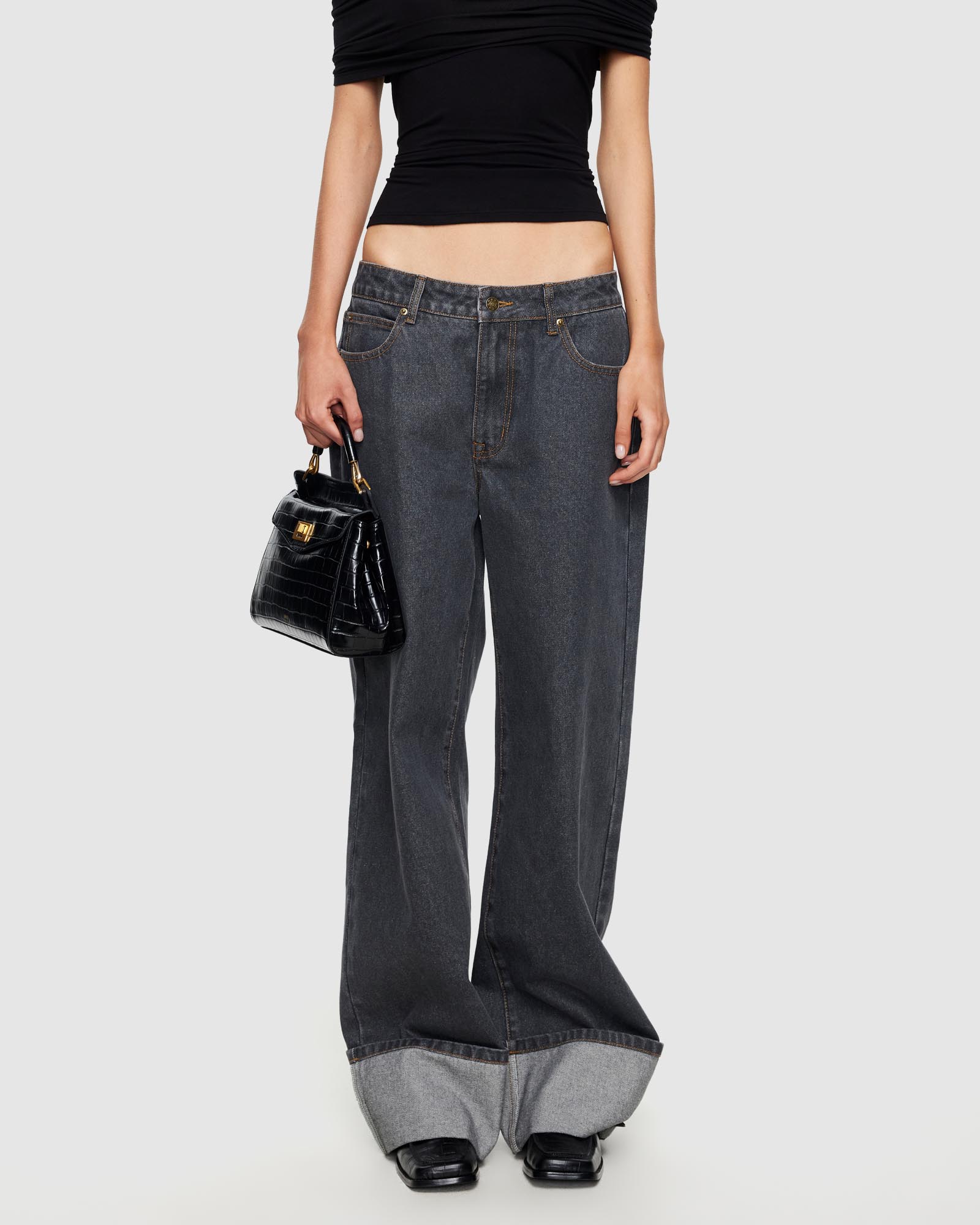 Top Model Cuffed Jeans