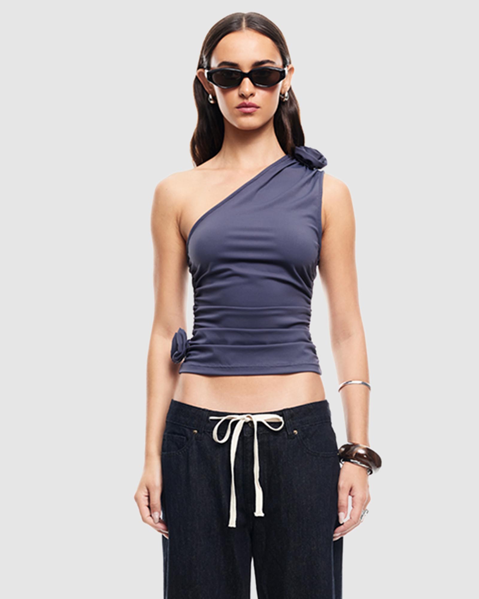 Rendezvous One Shoulder Top